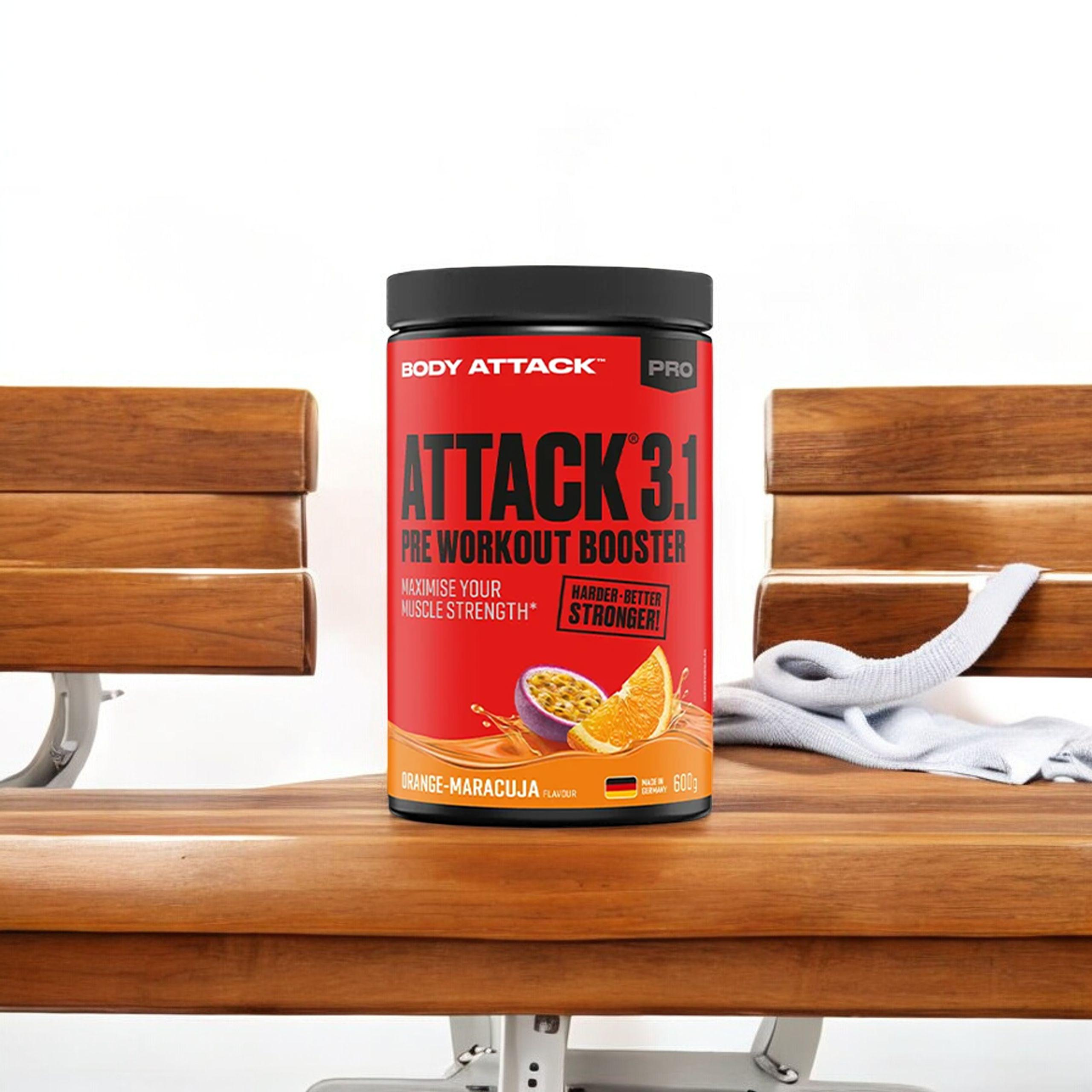 BODY ATTACK Attack 3.1 Pre Workout Booster - 600g