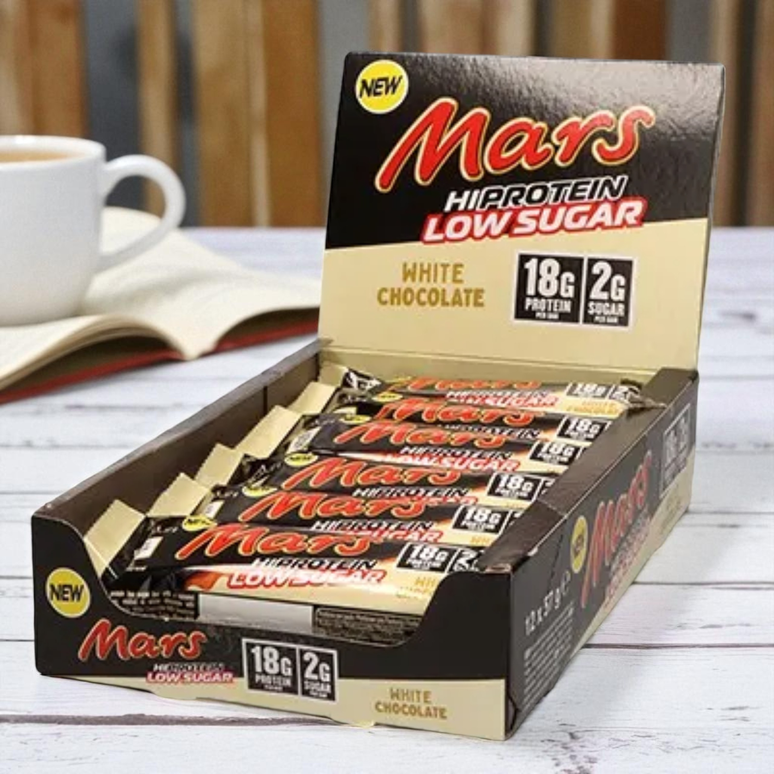 Mars - Mars HIProtein LS Riegel - 12x 57g - Weiße Schokolade