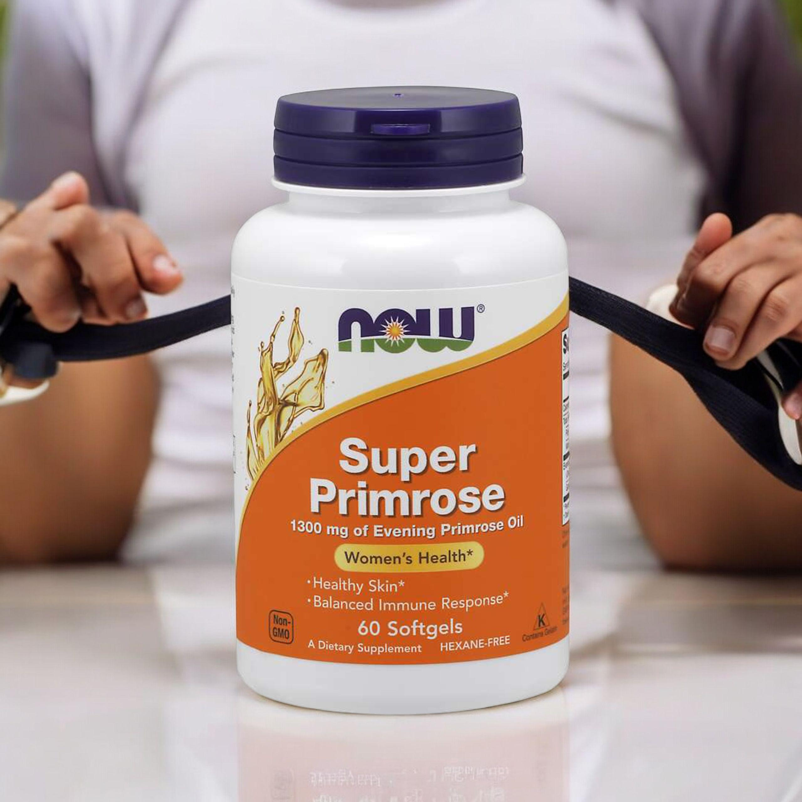 NOW Super Primrose - 60softgels. - Nachtkerzenöl