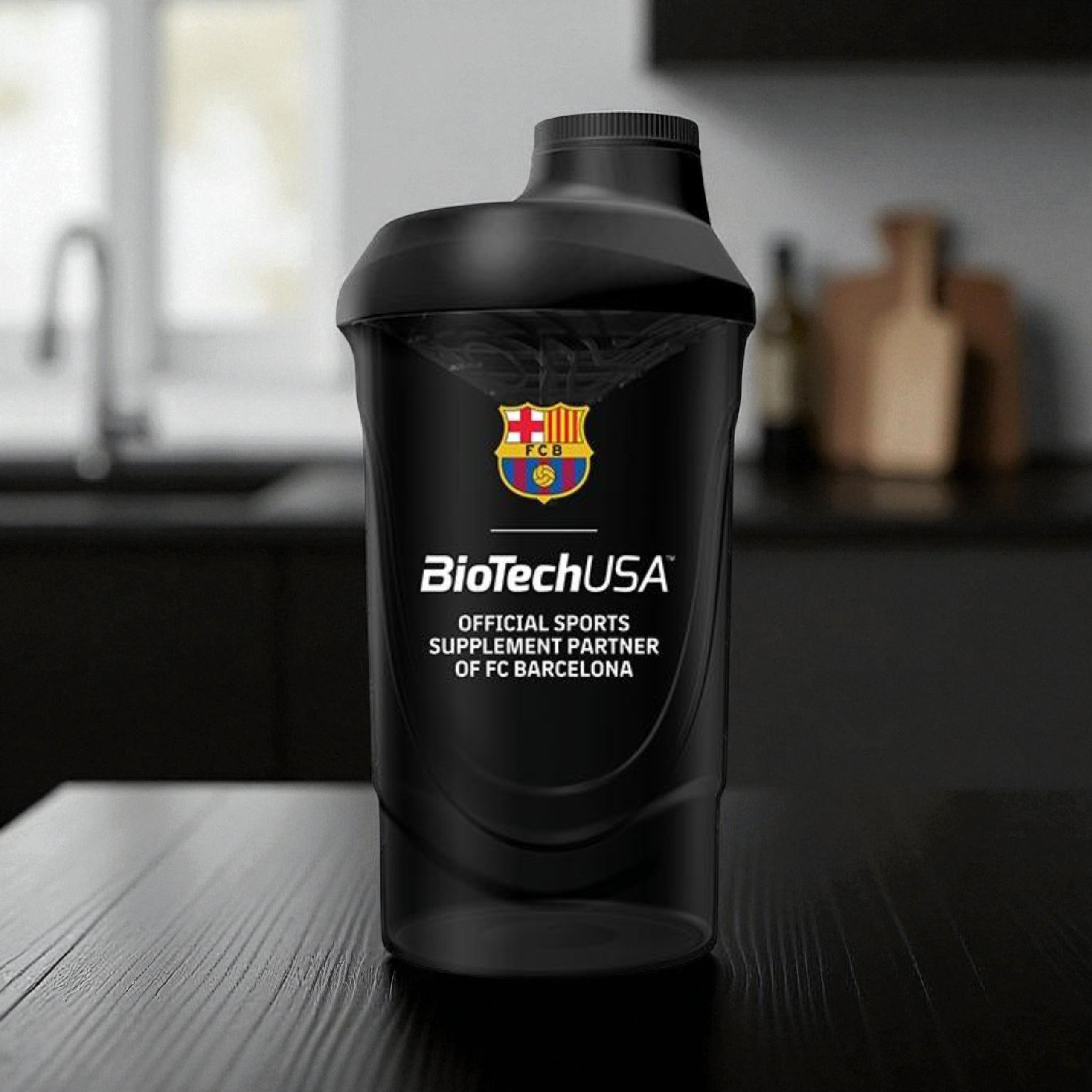 BIOTECH - FC Barcelona Shaker - 600ml - Schwarz
