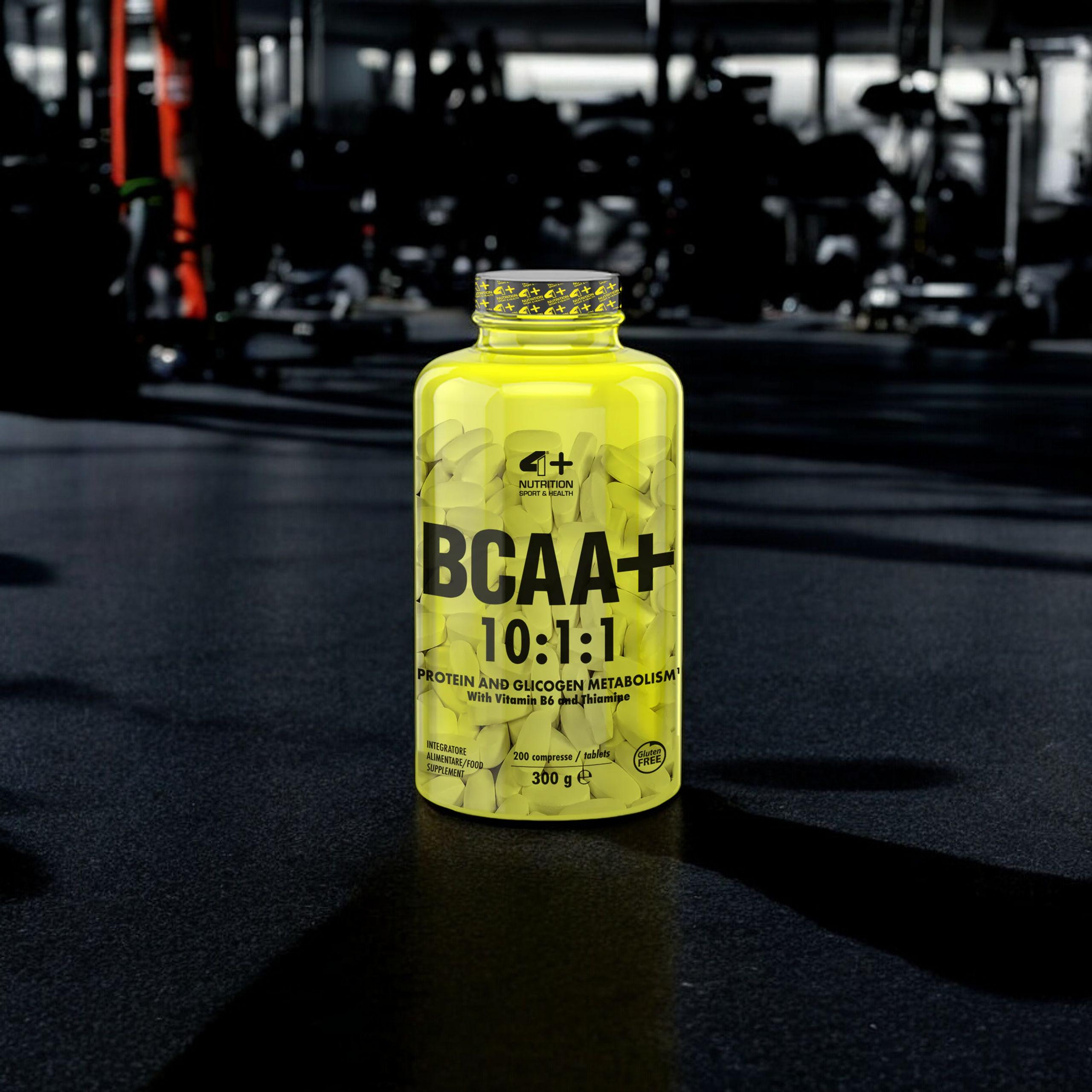 4+ NUTRITION BCAA+ 10:1:1 - 200tabs.