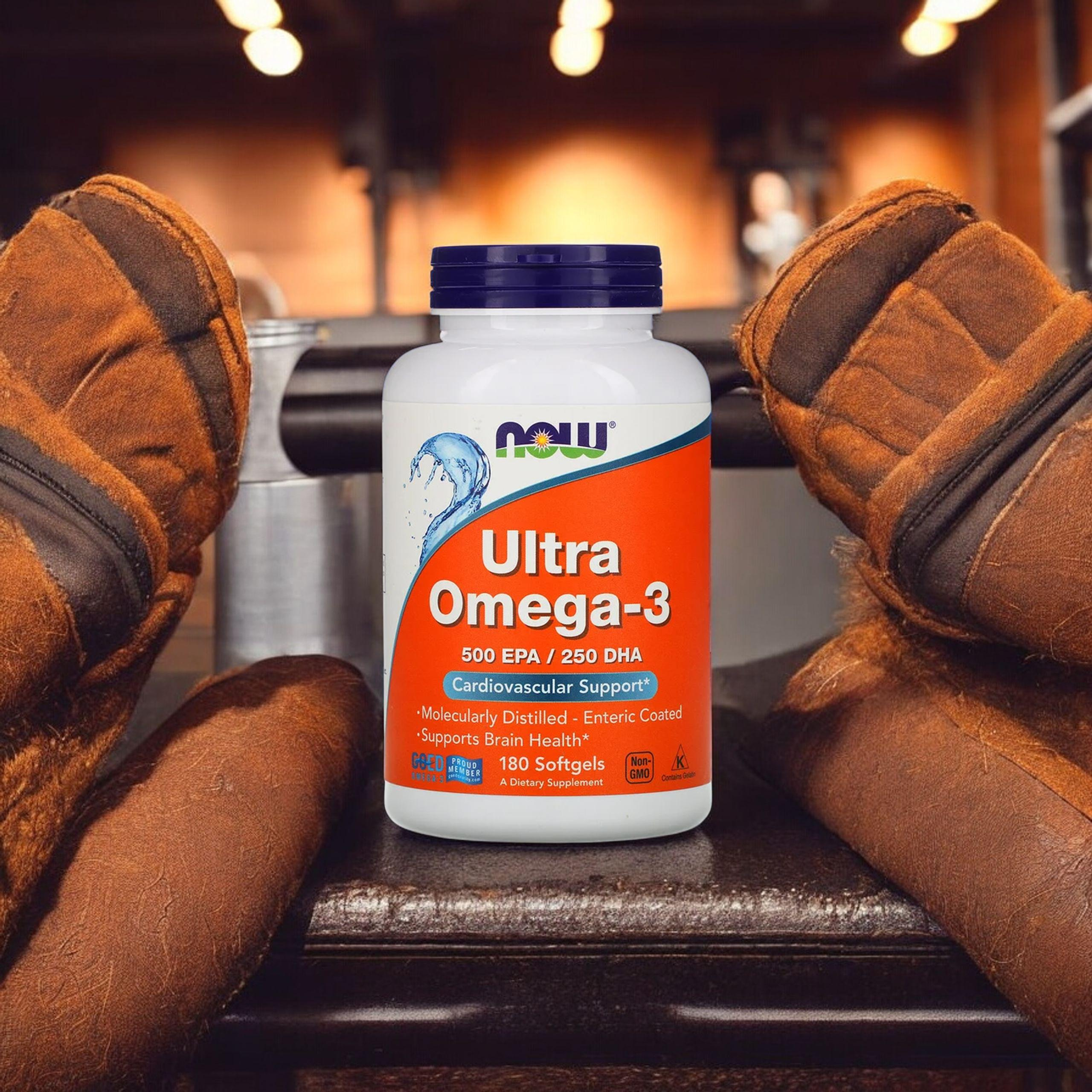 NOW Ultra Omega 3 - 500 EPA / 250 DHA - 180softgels