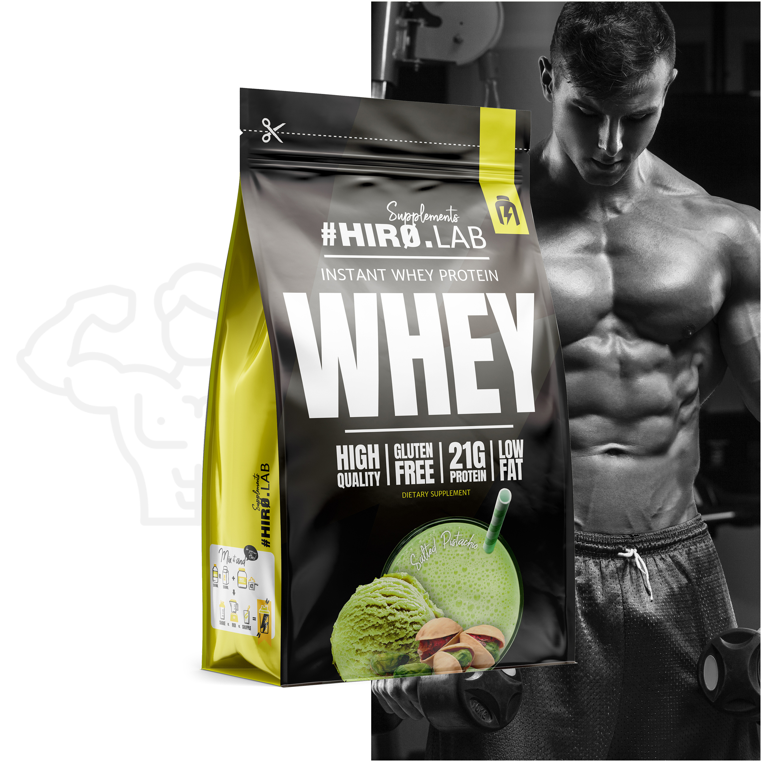 HIRO.LAB Instant Whey Protein - 750g