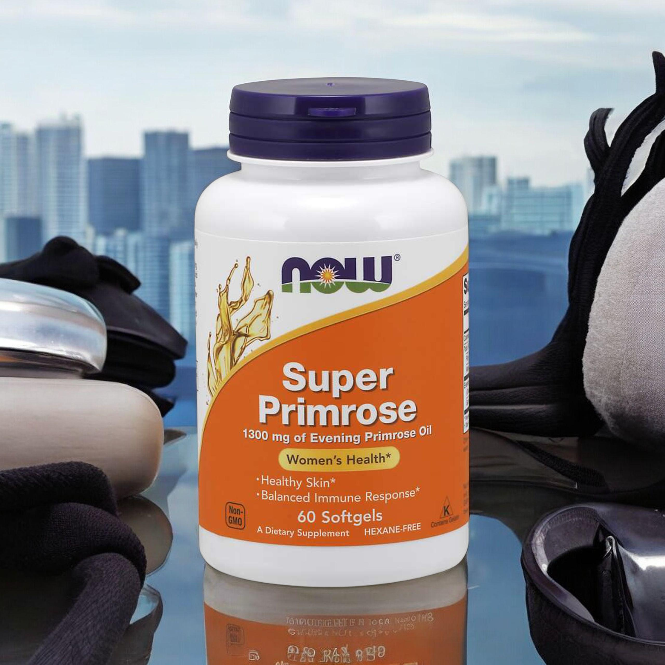 NOW Super Primrose - 60softgels. - Nachtkerzenöl
