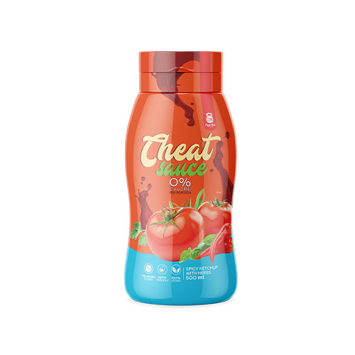 Cheat Meal Nutrition Sauce 0% (Kalorienfreie Soße) - 500ml - Pikantny ketchup z ziołami