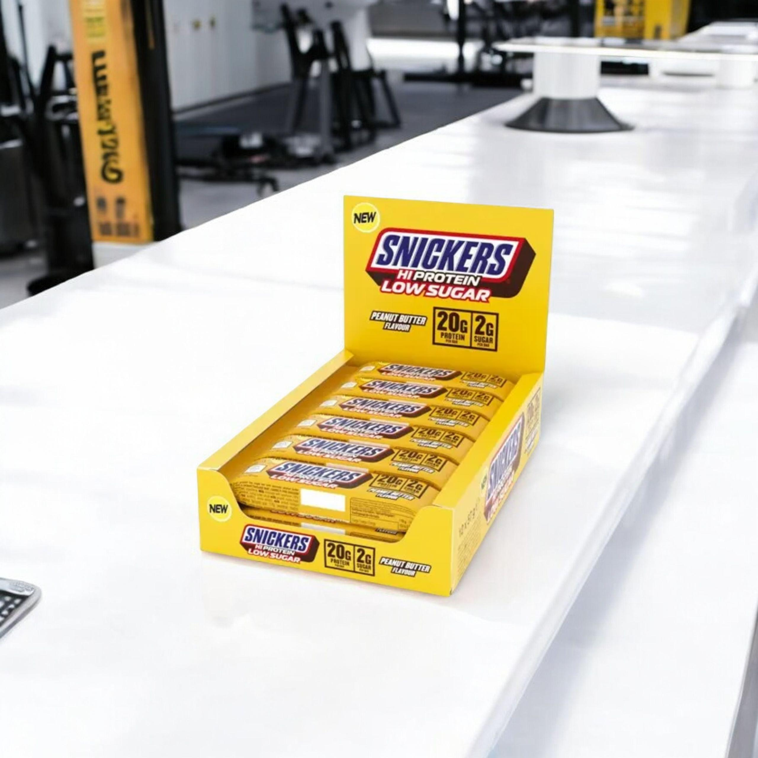 Mars - HI Protein 57g Proteinriegel mit wenig Zucker - Salzkaramell - 12 Riegel