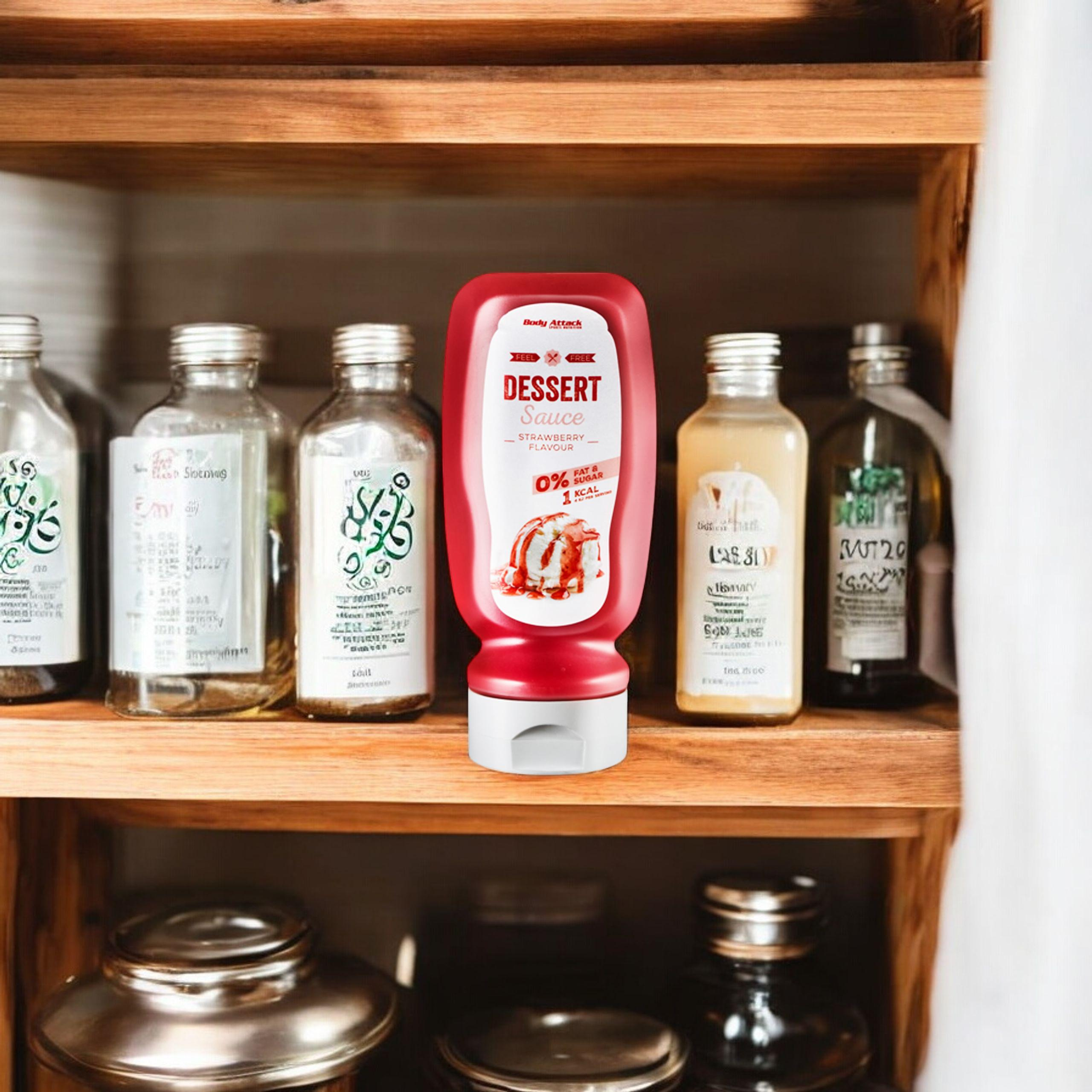 BODY ATTACK Dessert Sauce Erdbeer Geschmack - 320ml