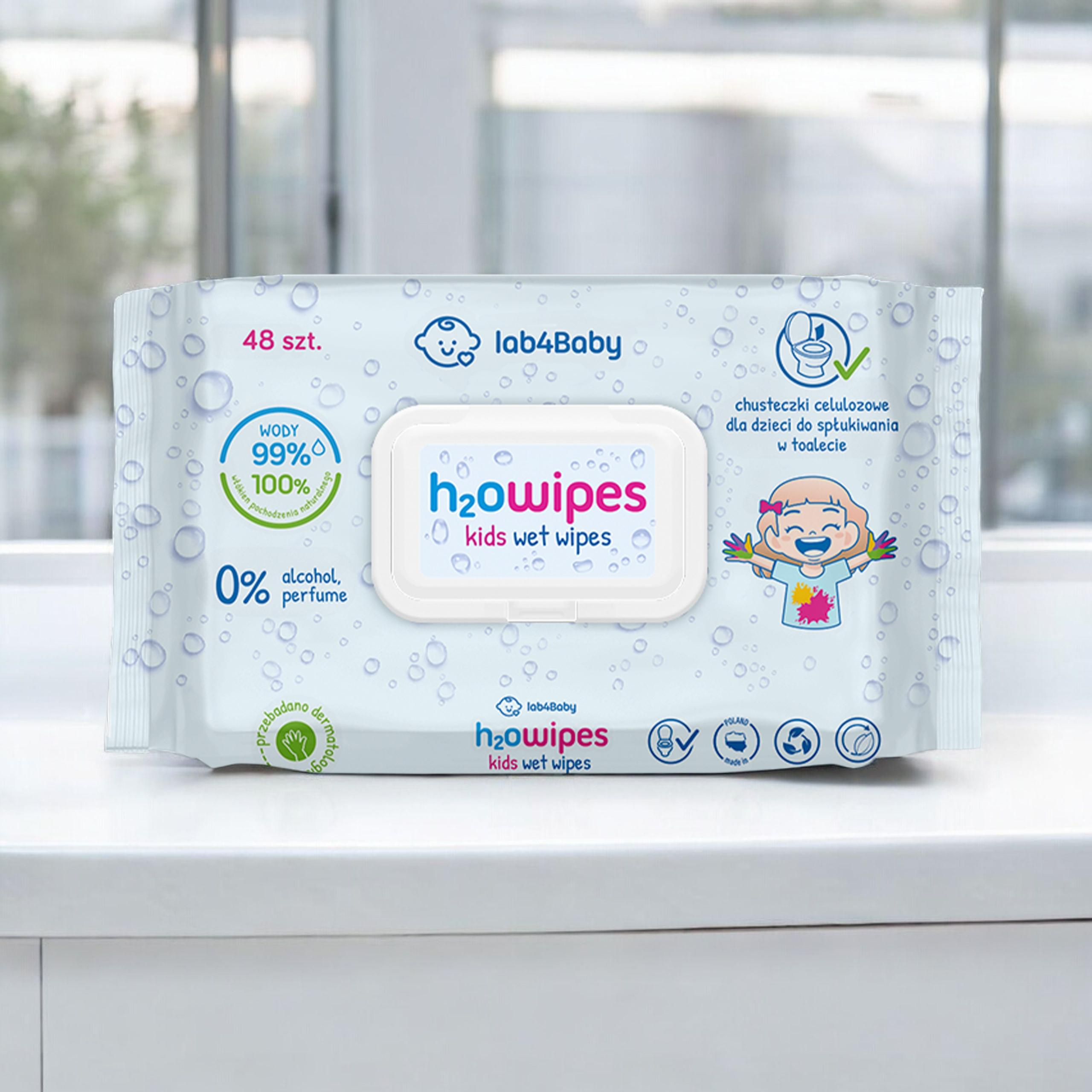 ALG PHARMA H2Owipes Kids Wet Wipes - 48szt. - Feuchttücher