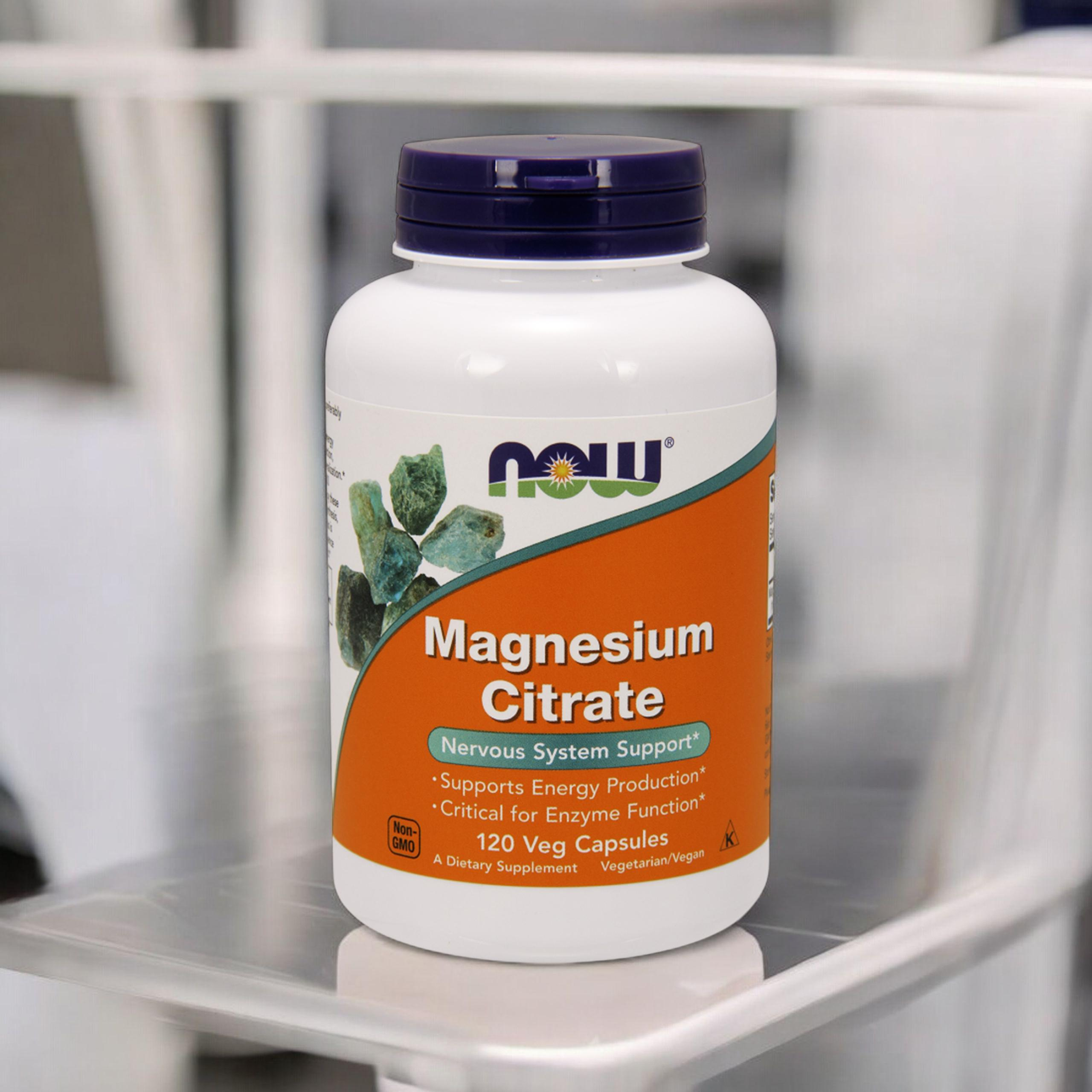 NOW Magnesium Citrate - 120vcaps