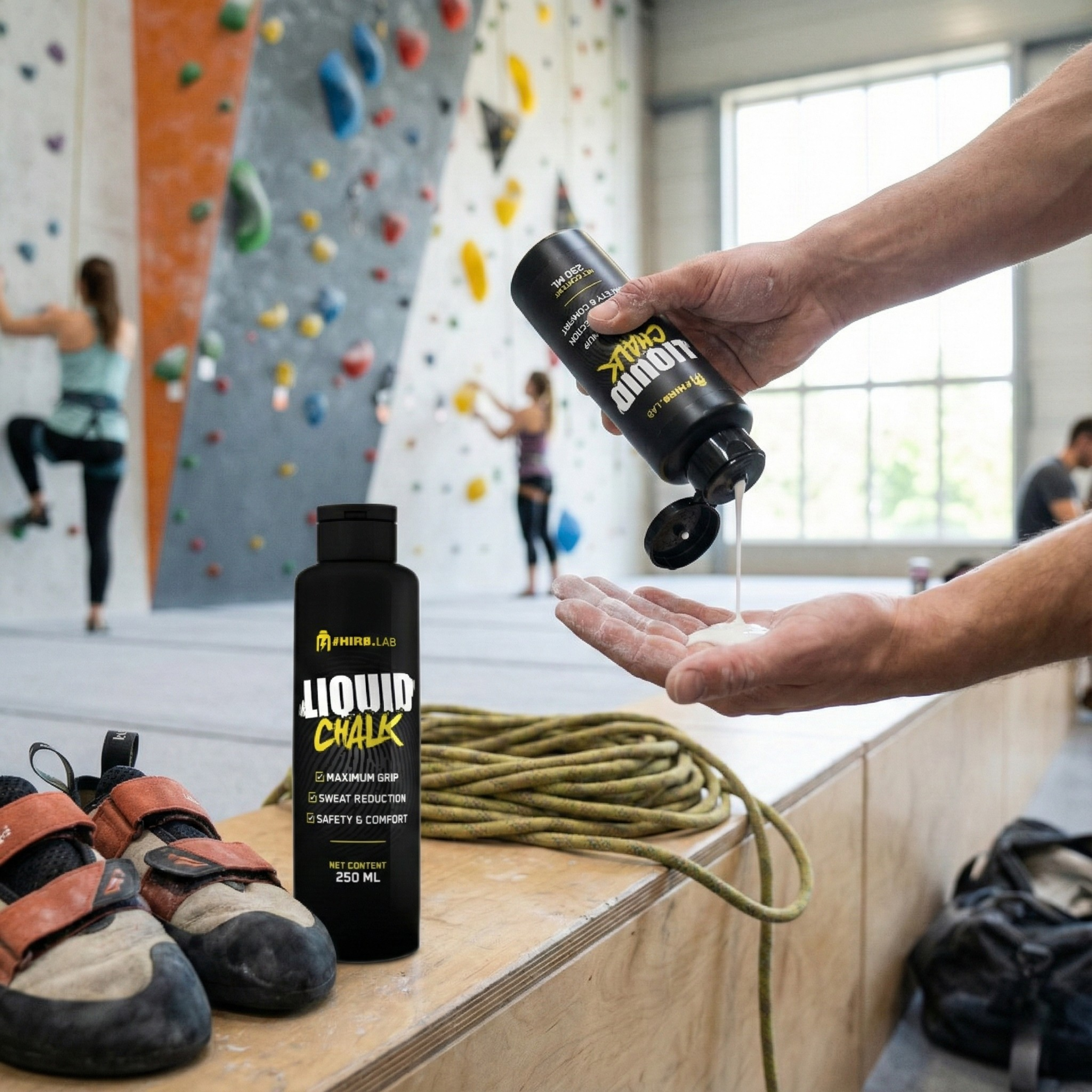 HIRO.LAB Flüssigkreide - 250ml - Flüssiges Magnesium