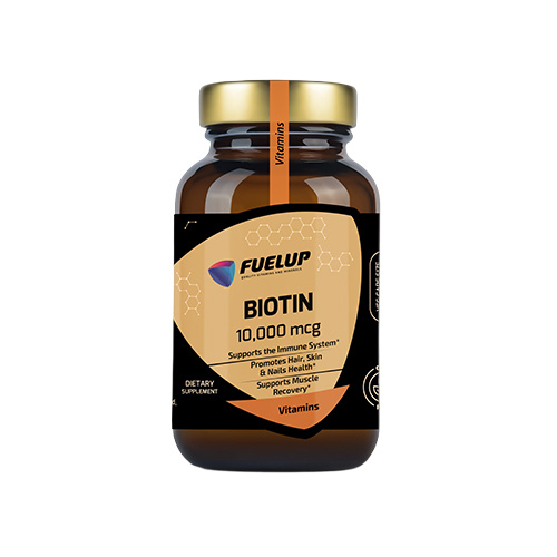 FUELUP - Biotin 10000mcg - 60 pflanzliche Kapseln.