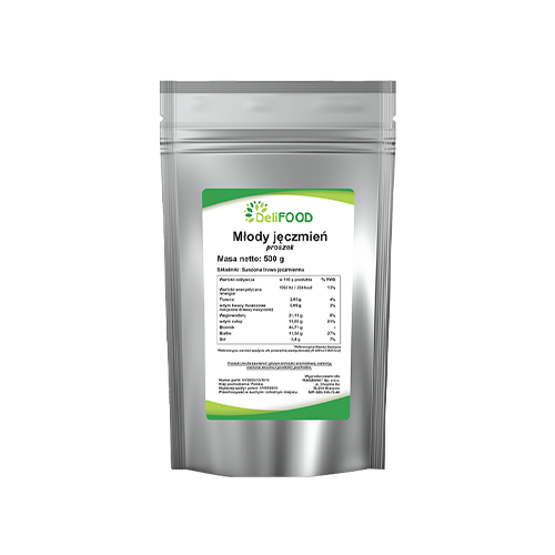 DELIFOOD Junge Gerste (Pulver) - 500g