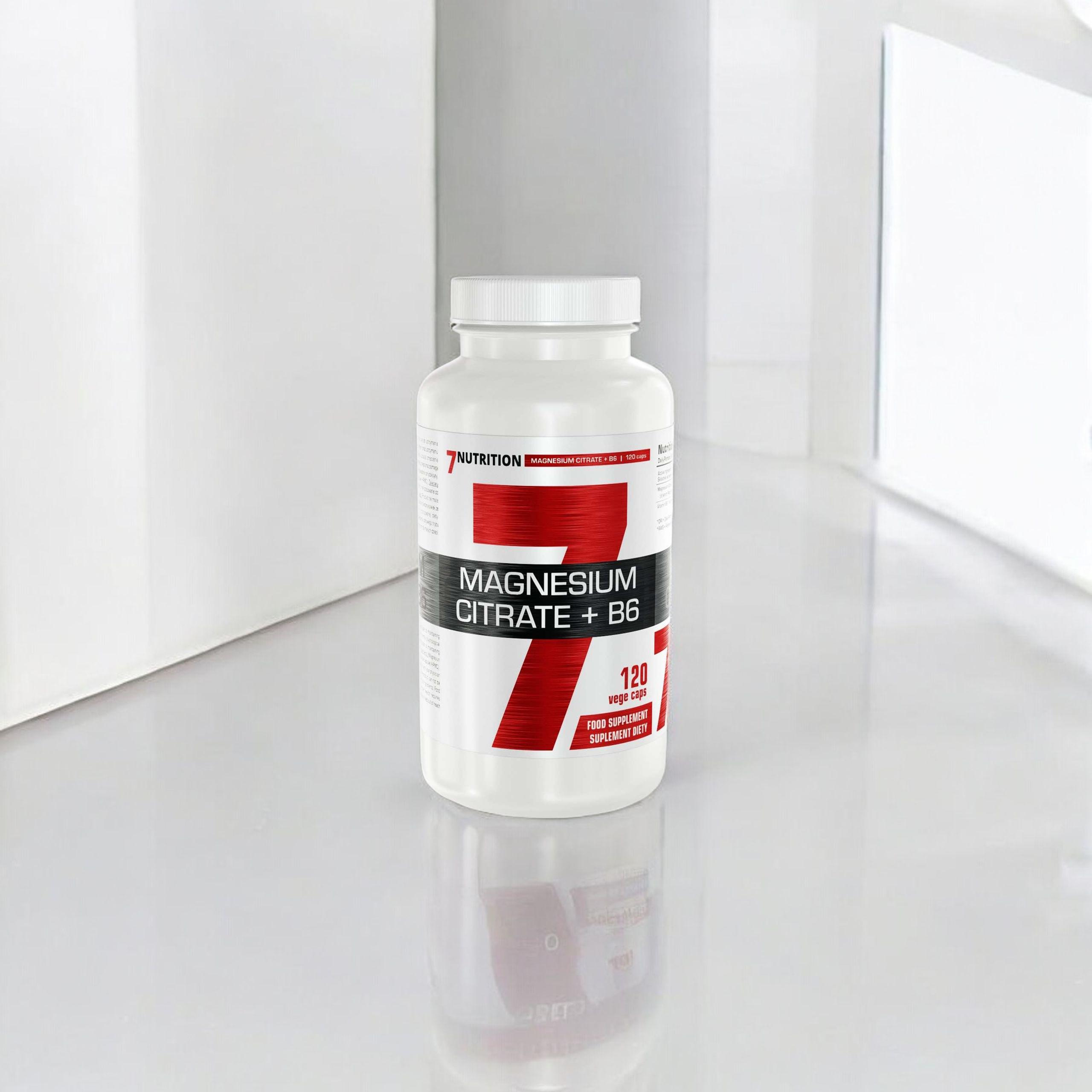 7 NUTRITION Magnesium Citrate + B6 - 120vcaps