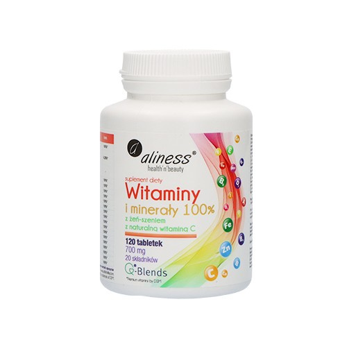 ALINESS Vitamine und Mineralien 100% - 120tab