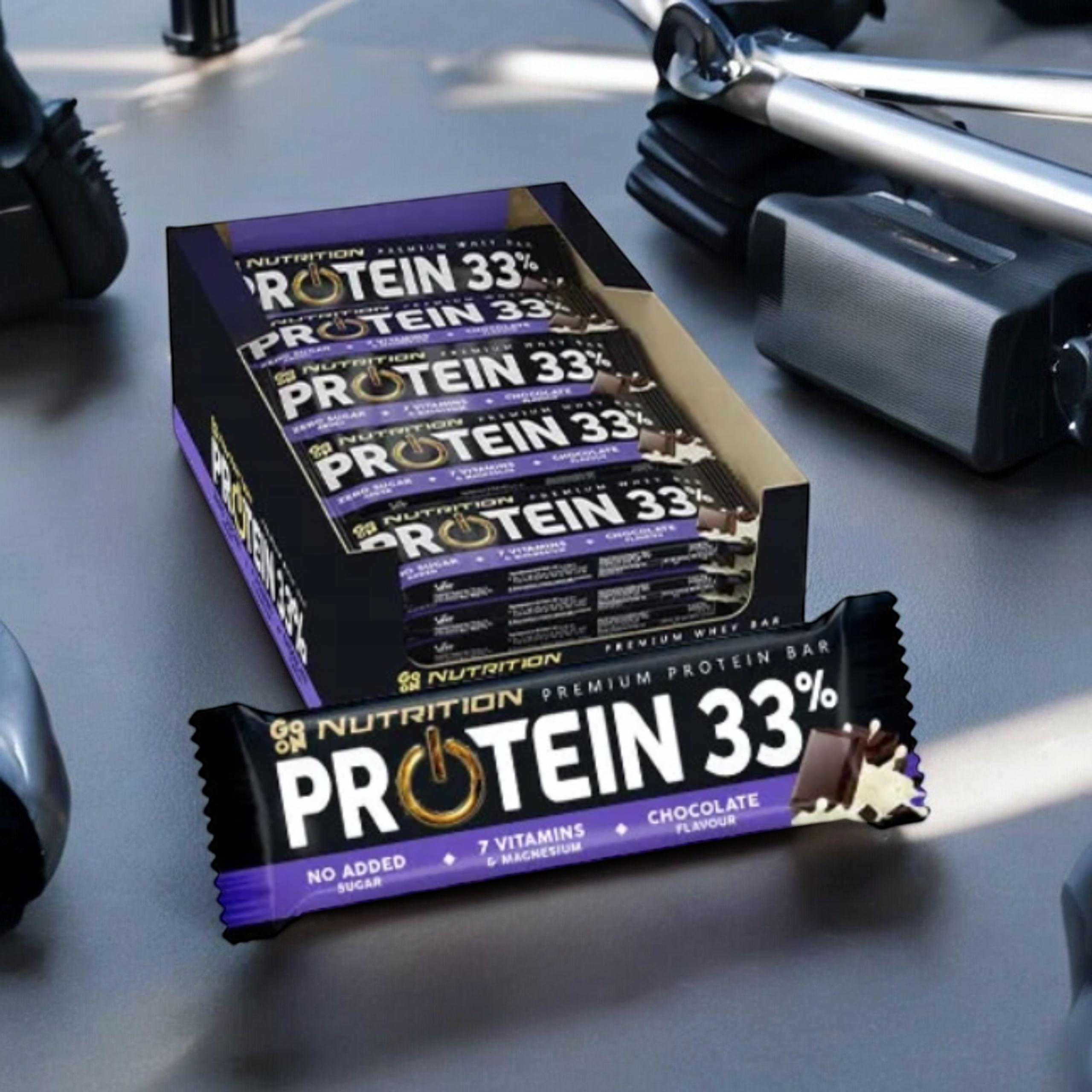 GO ON NUTRITION - Go On Protein 33% Riegel - 25x 50g