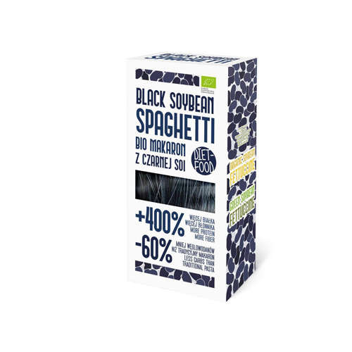 DIET FOOD Black Soybean Spaghetti - 200g - Diätetische Nudeln