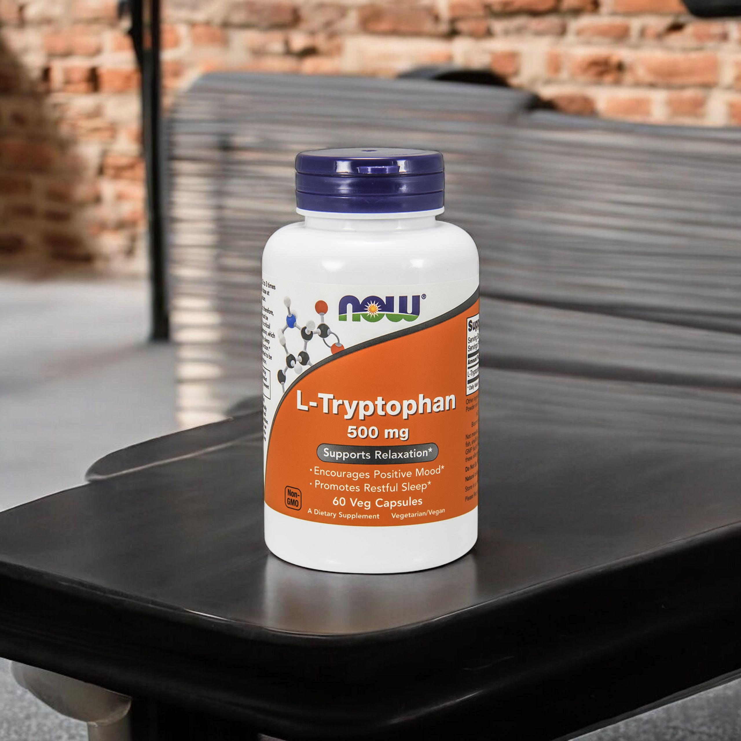 NOW L-Tryptophan 500mg - 60vegcaps