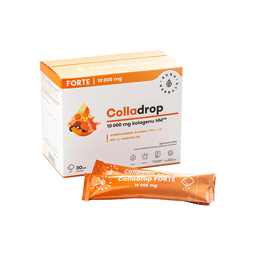 AURA HERBALS Colladrop Forte - 30 Beutel - Kolagen Morski 10000mg