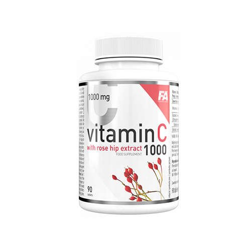 FITNESS AUTHORITY Vitamin C 1000 mit Hagebuttenextrakt - 90 Tabletten