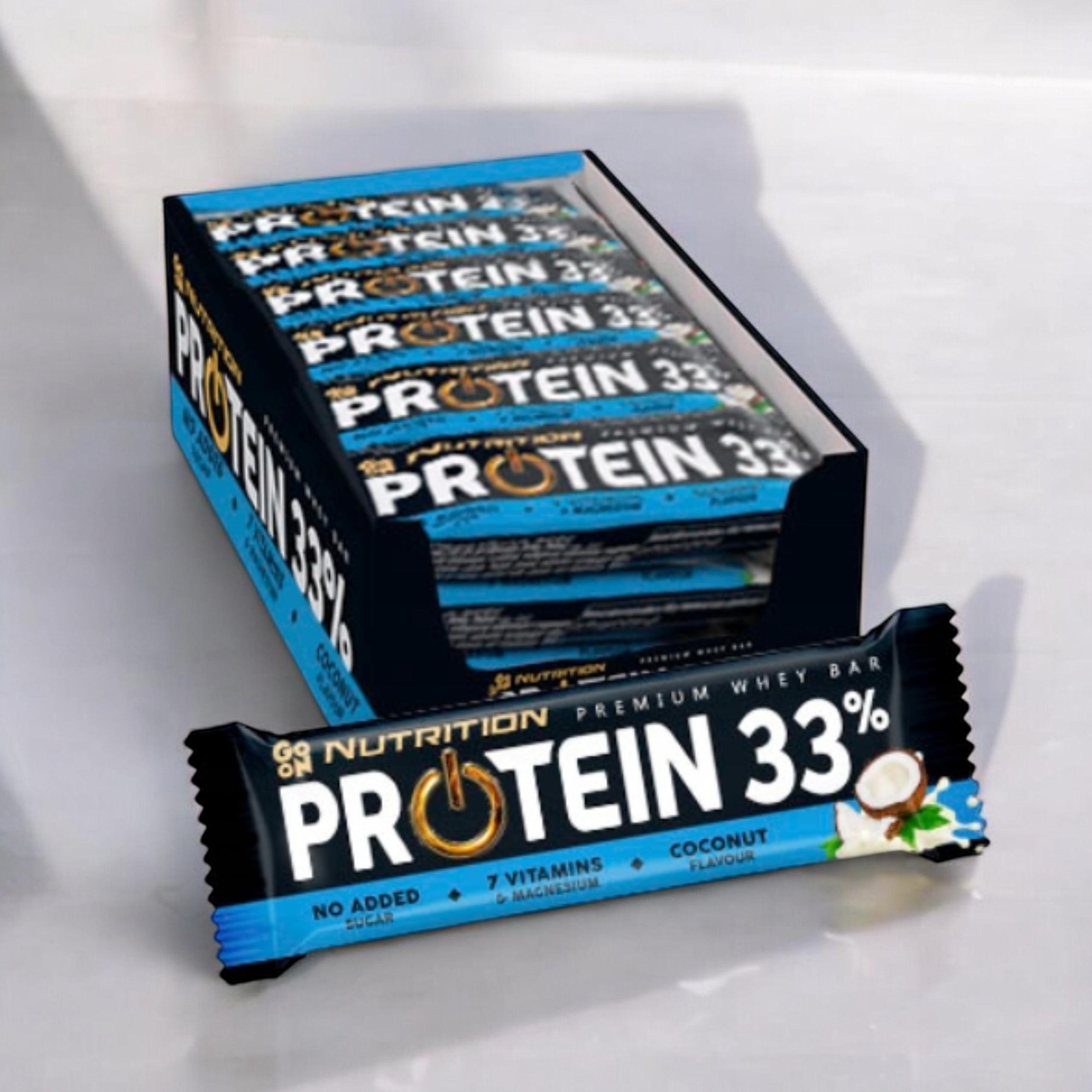 GO ON NUTRITION - Go On Protein 33% Riegel - 25x 50g