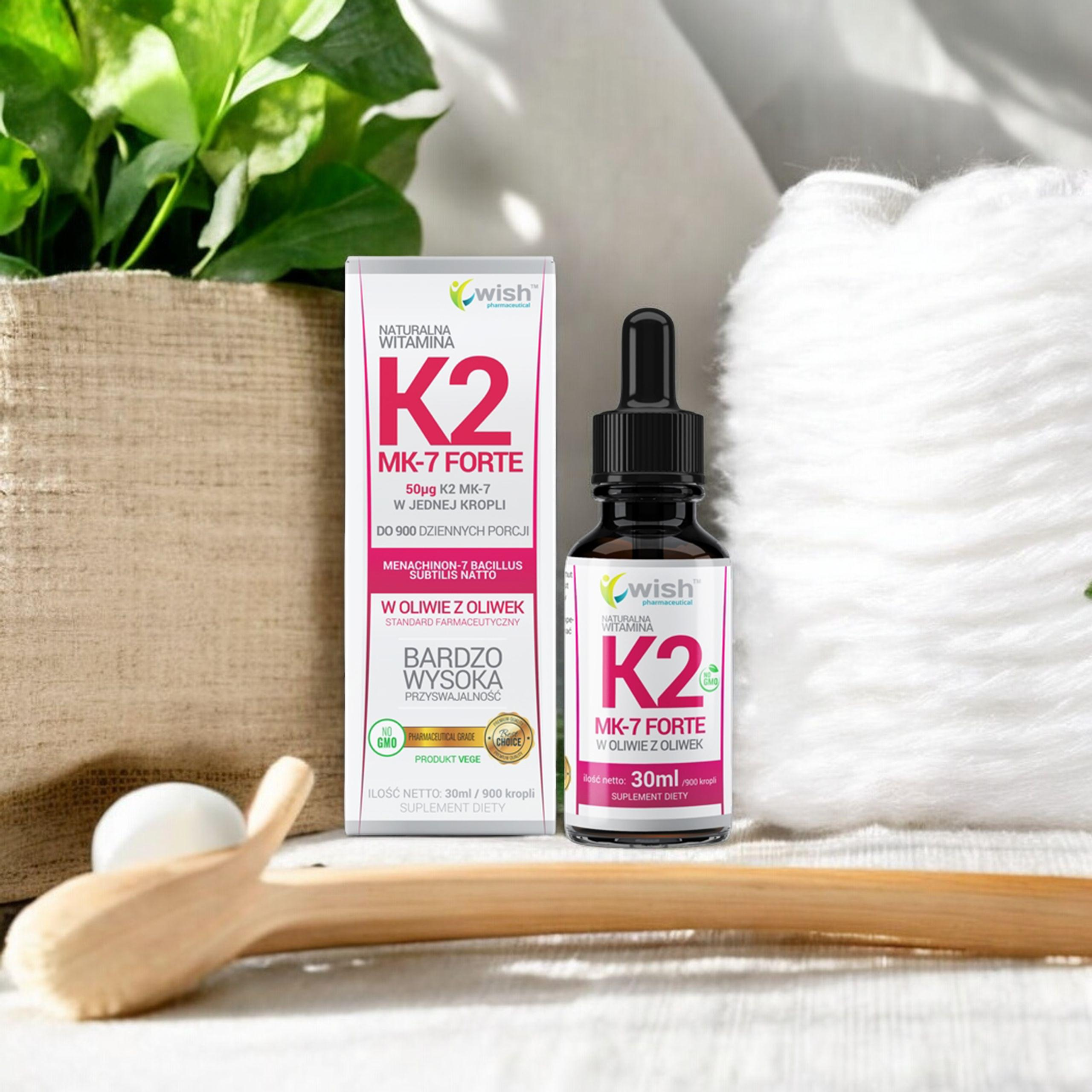 WISH Pharmaceutical Vitamin K2 Mk-7 Forte - 30ml