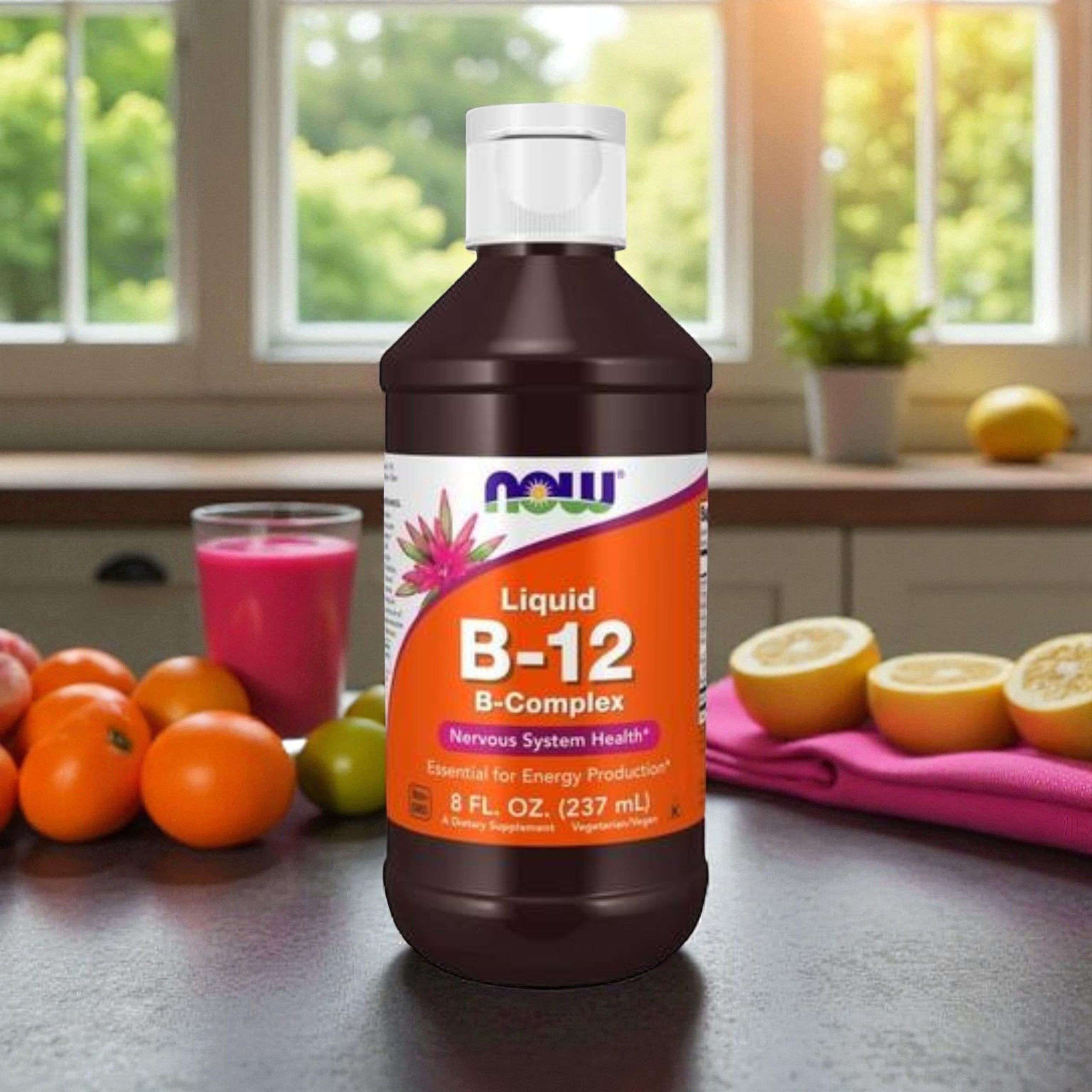 NOW - Vitamin B-12 Flüssiger B-Komplex - 237ml