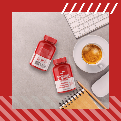 MP NUTRITION Vitamin B-Complex - 100vcaps - Kompleks Vitaminów B