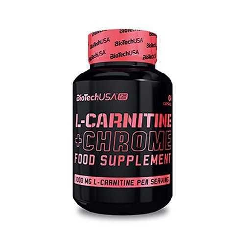 BioTech USA L-Carnitine + Chrome - 60 kaps.