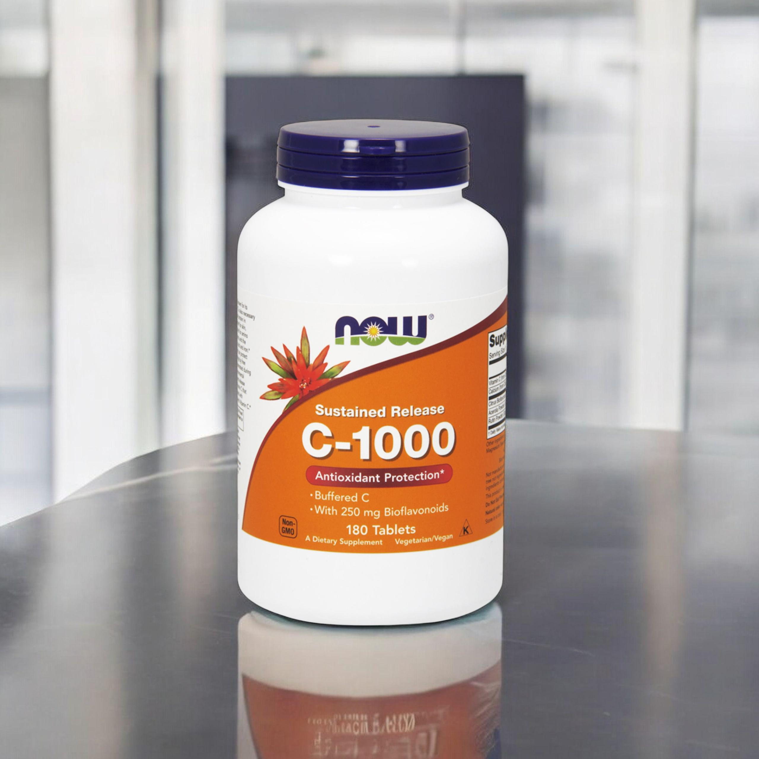 NOW Vitamin C-1000 Complex Buffered - 180tabs