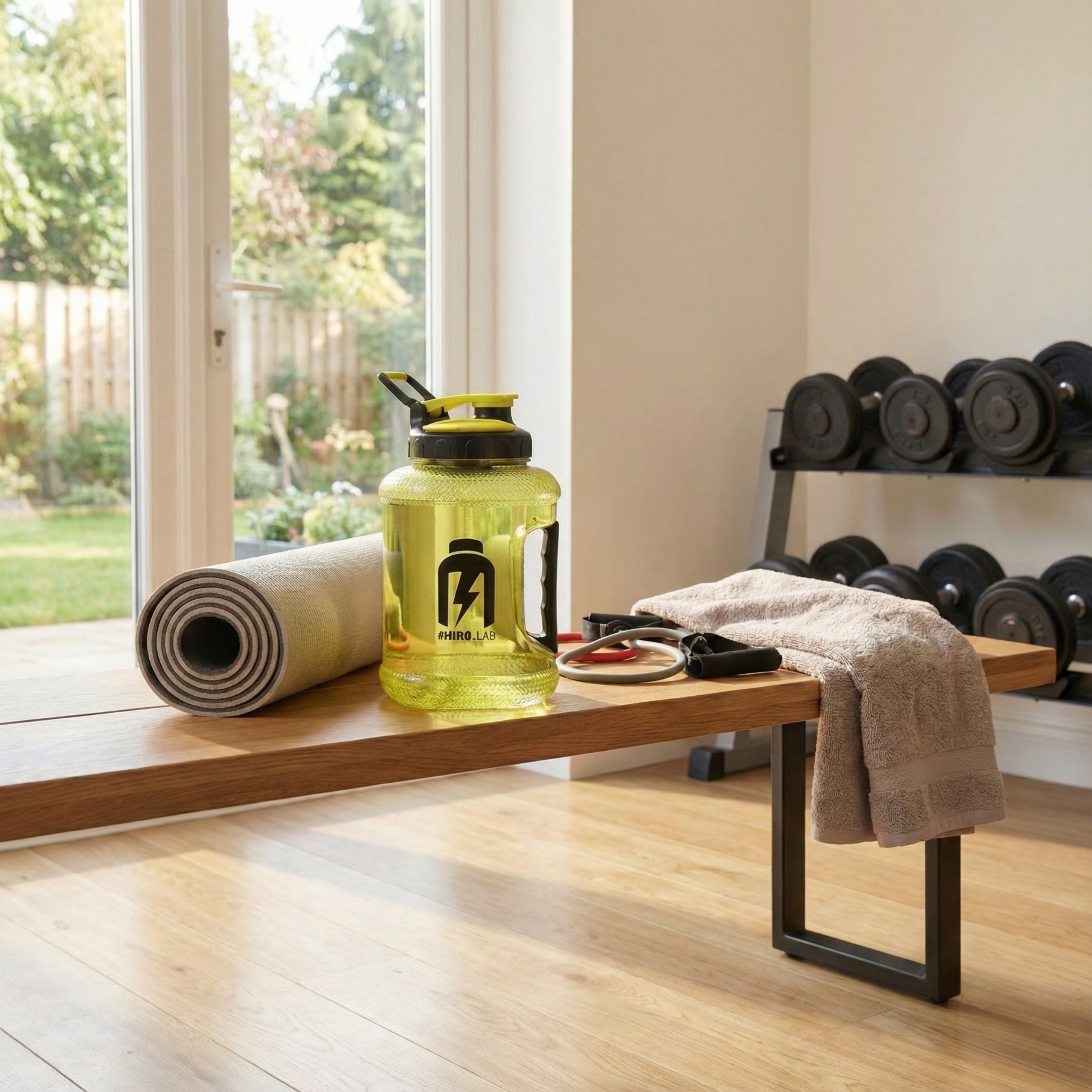 HIRO.LAB Wasserkanister Crater Cap - 1,89l - Kanister, Trinkflasche, Wasserflasche