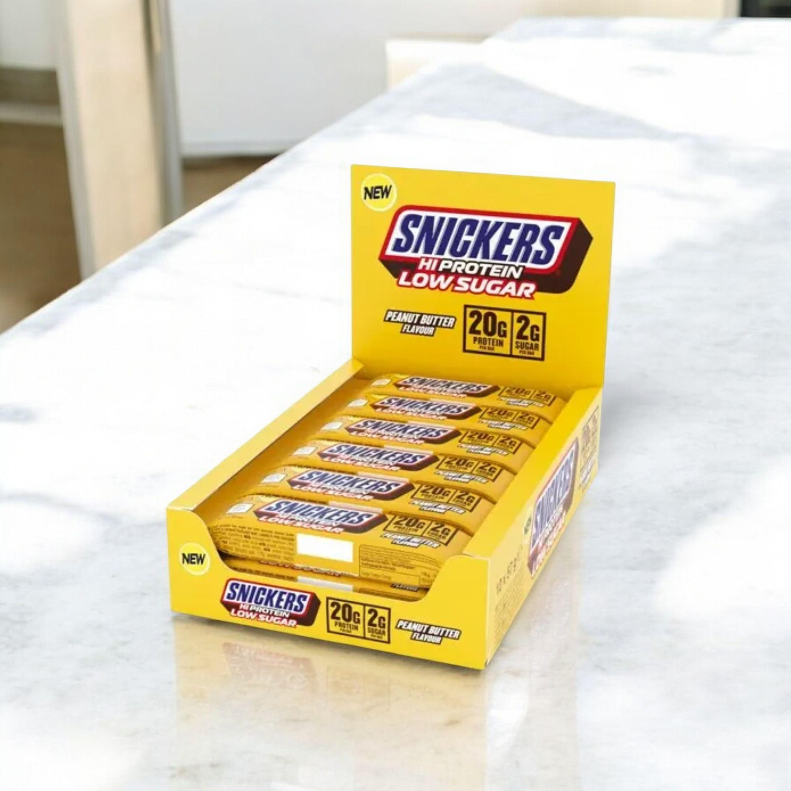 Mars - HI Protein 57g Proteinriegel mit wenig Zucker - Salzkaramell - 12 Riegel