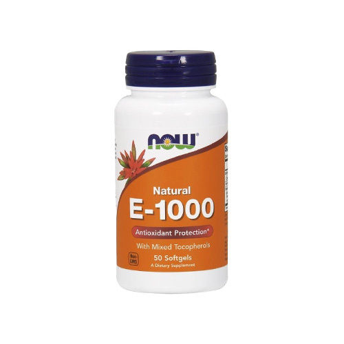 NOW - Vitamin E-1000 Natürlich - 50 Weichkapseln