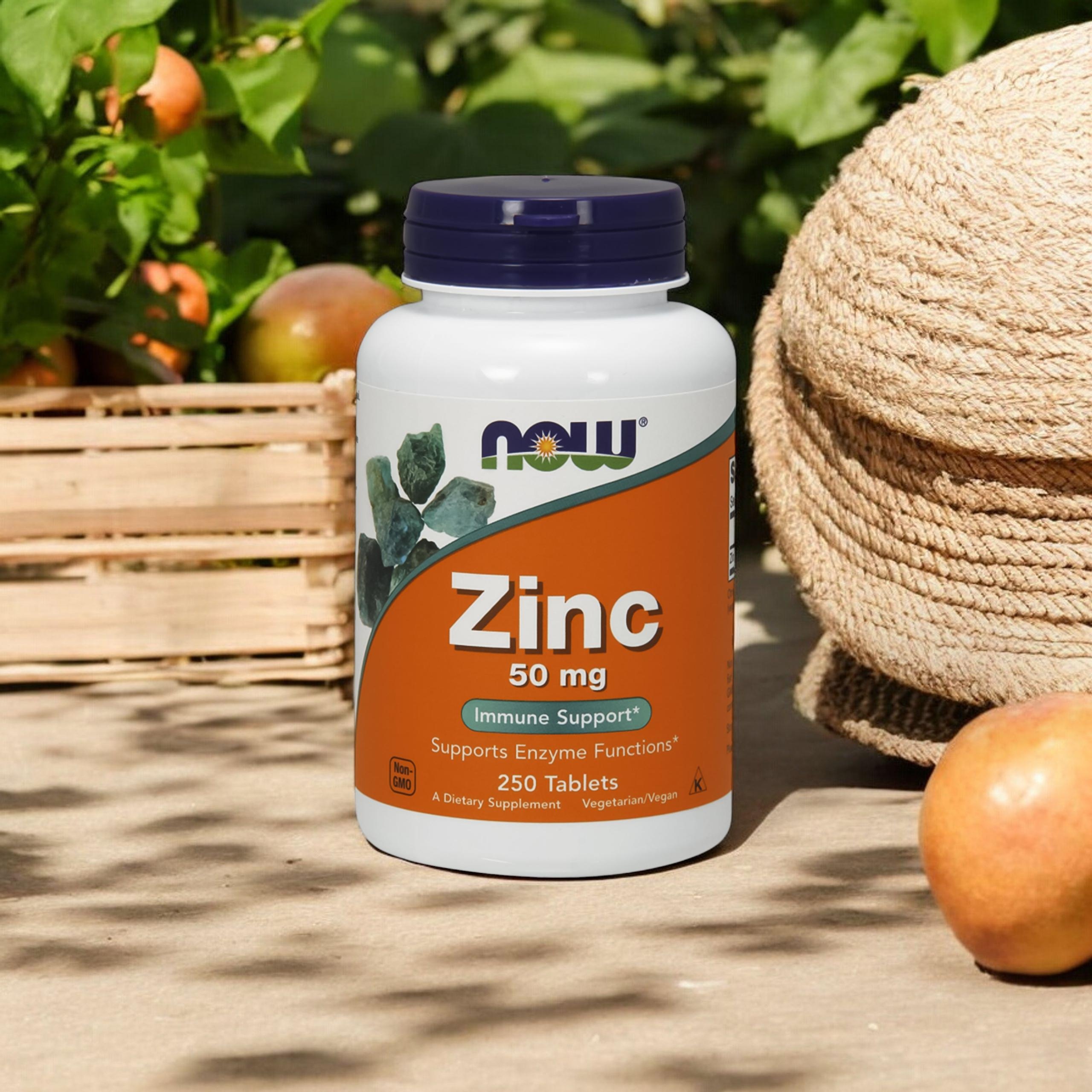 NOW Zinc 50mg - 250tabs