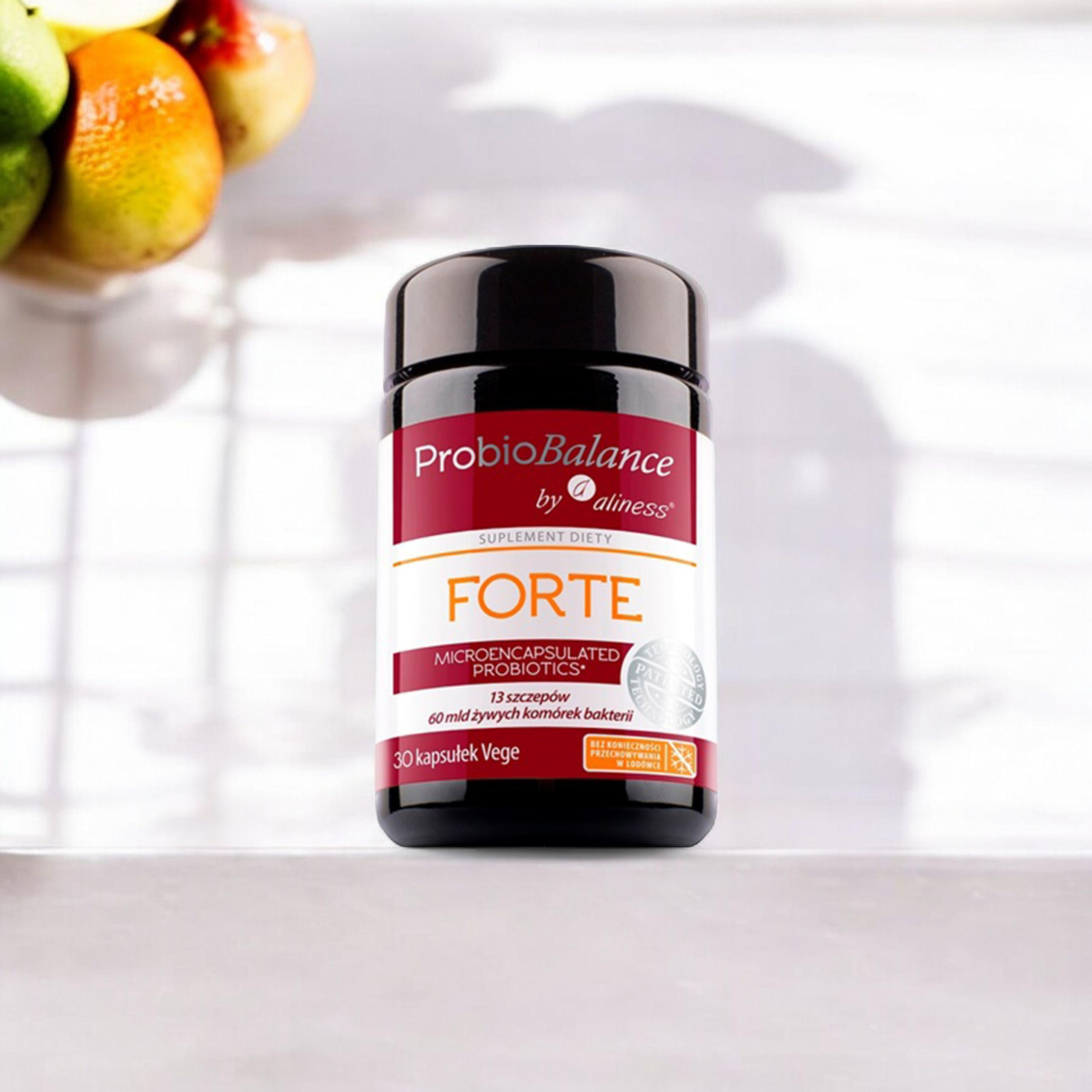 ALINESS - ProbioBALANCE Forte 60 Milliarden - 30 pflanzliche Kapseln.