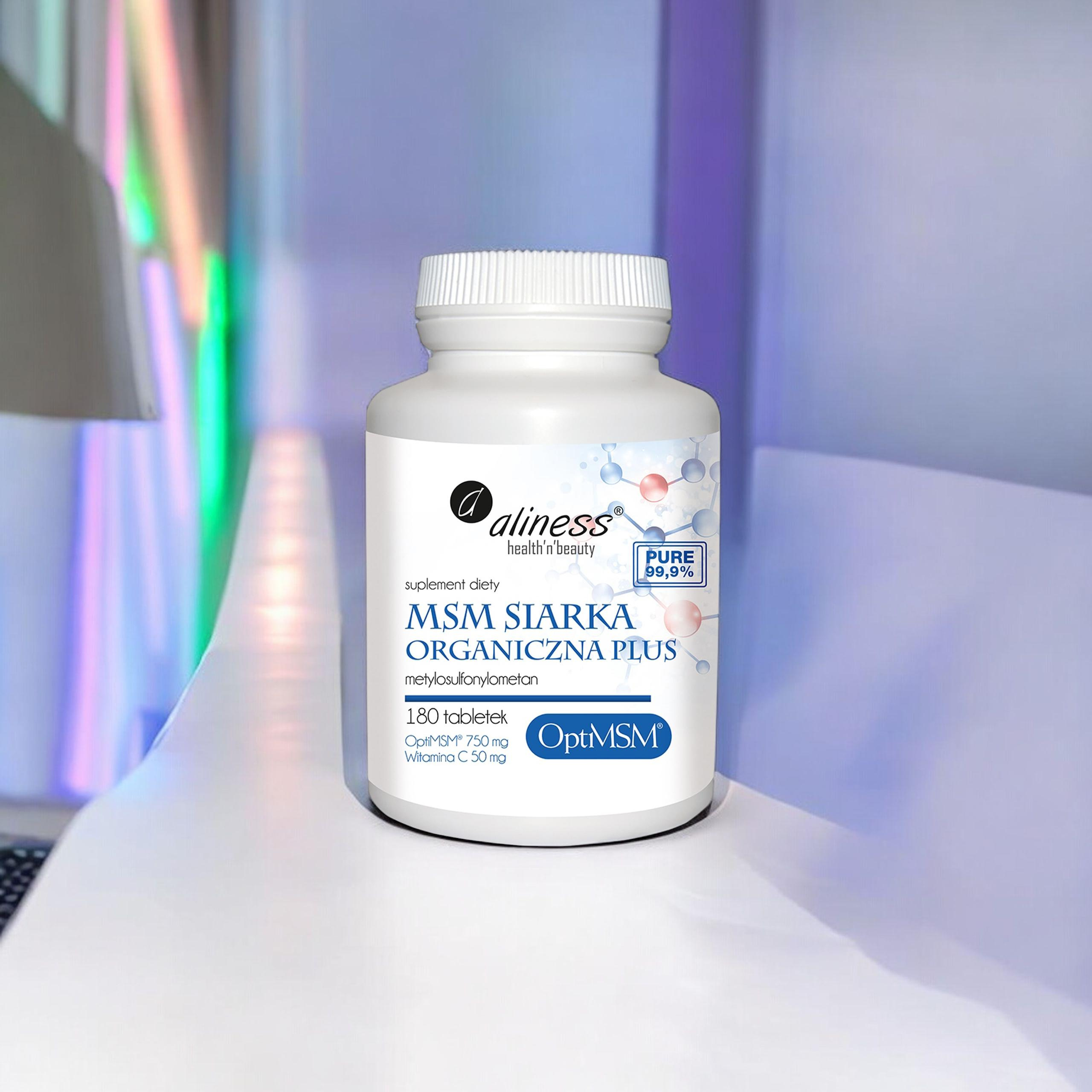 ALINESS MSM Organischer Schwefel PLUS - 180 Tabletten