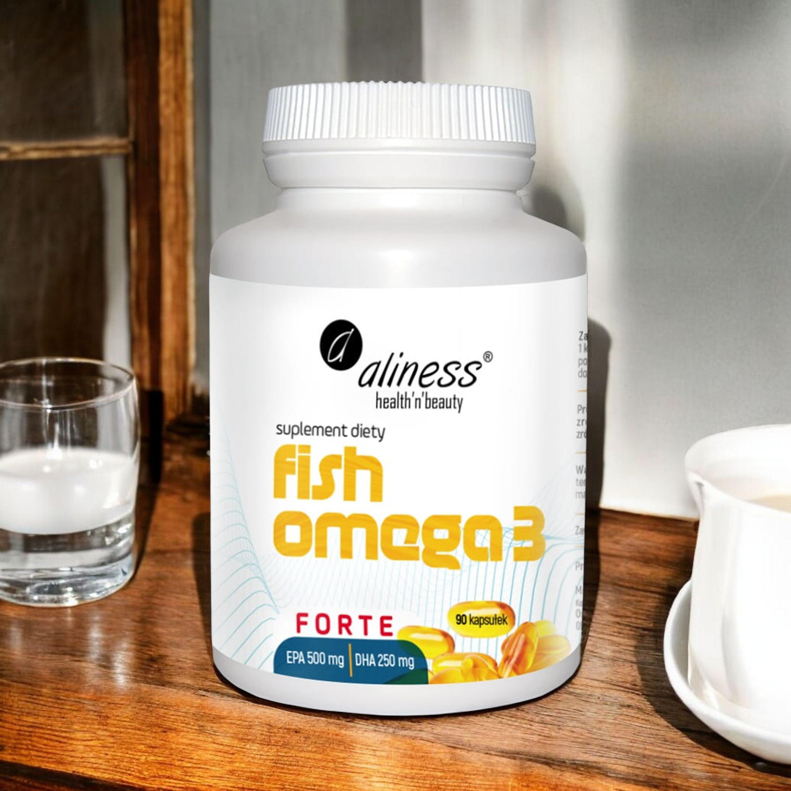 ALINESS - Fisch Omega 3 Forte EPA 500mg DHA 250mg - 60 Kapseln