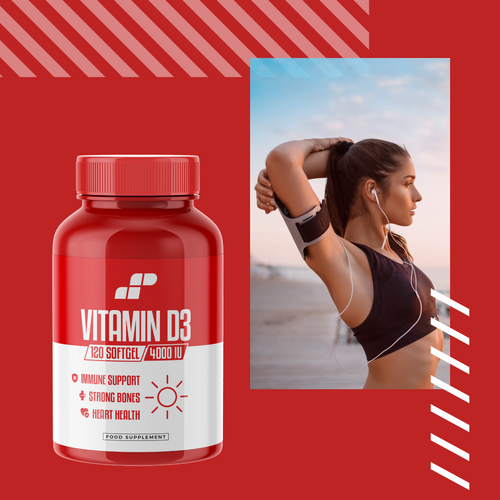 MP NUTRITION Vitamin D3 4000IU - 120 softgels