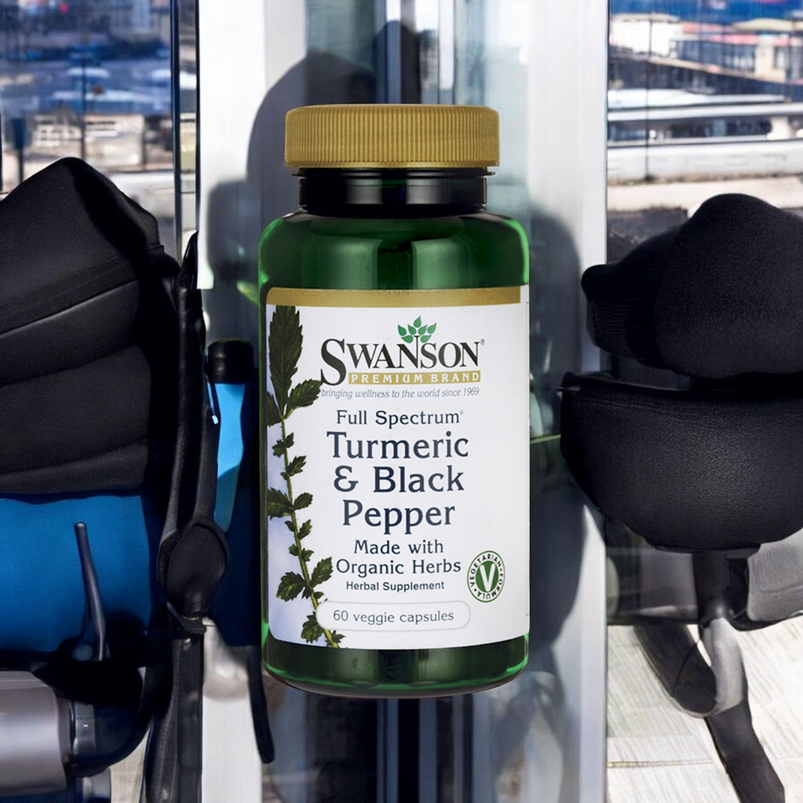 SWANSON Turmeric Black Pepper (Kurkuma mit Piperin) - 60vcaps.