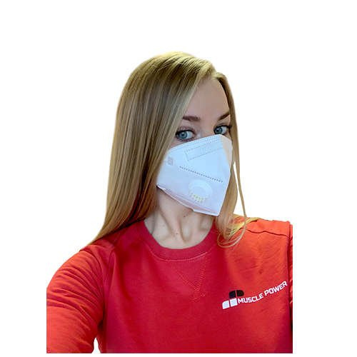 MP GENERATION Schutzmaske FFP2 KN95 - Schutzmaske Mehrfachverwendung mit Filter - 5 Stück