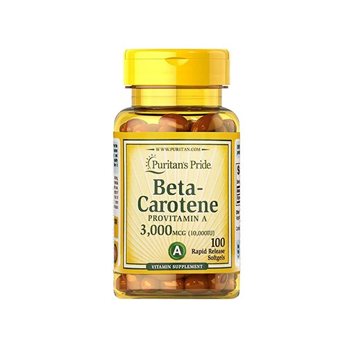 Puritan's Pride Beta - Carotene 10000IE - 100weiche Kapseln