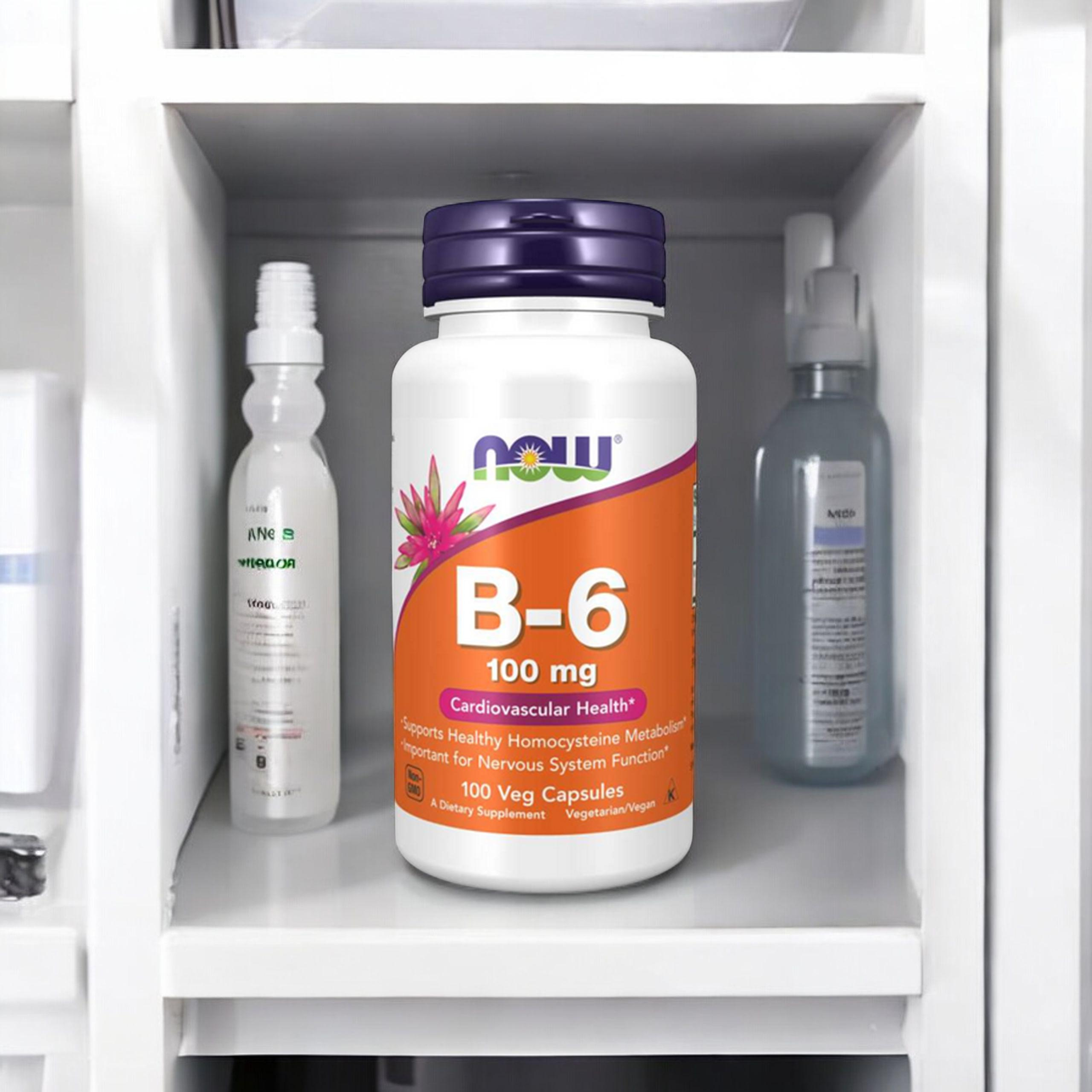 NOW Vitamin B-6 - 100vcaps