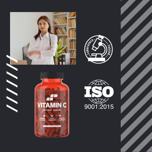 MP NUTRITION Vitamin C 1000mg - 100caps - Vitamin C