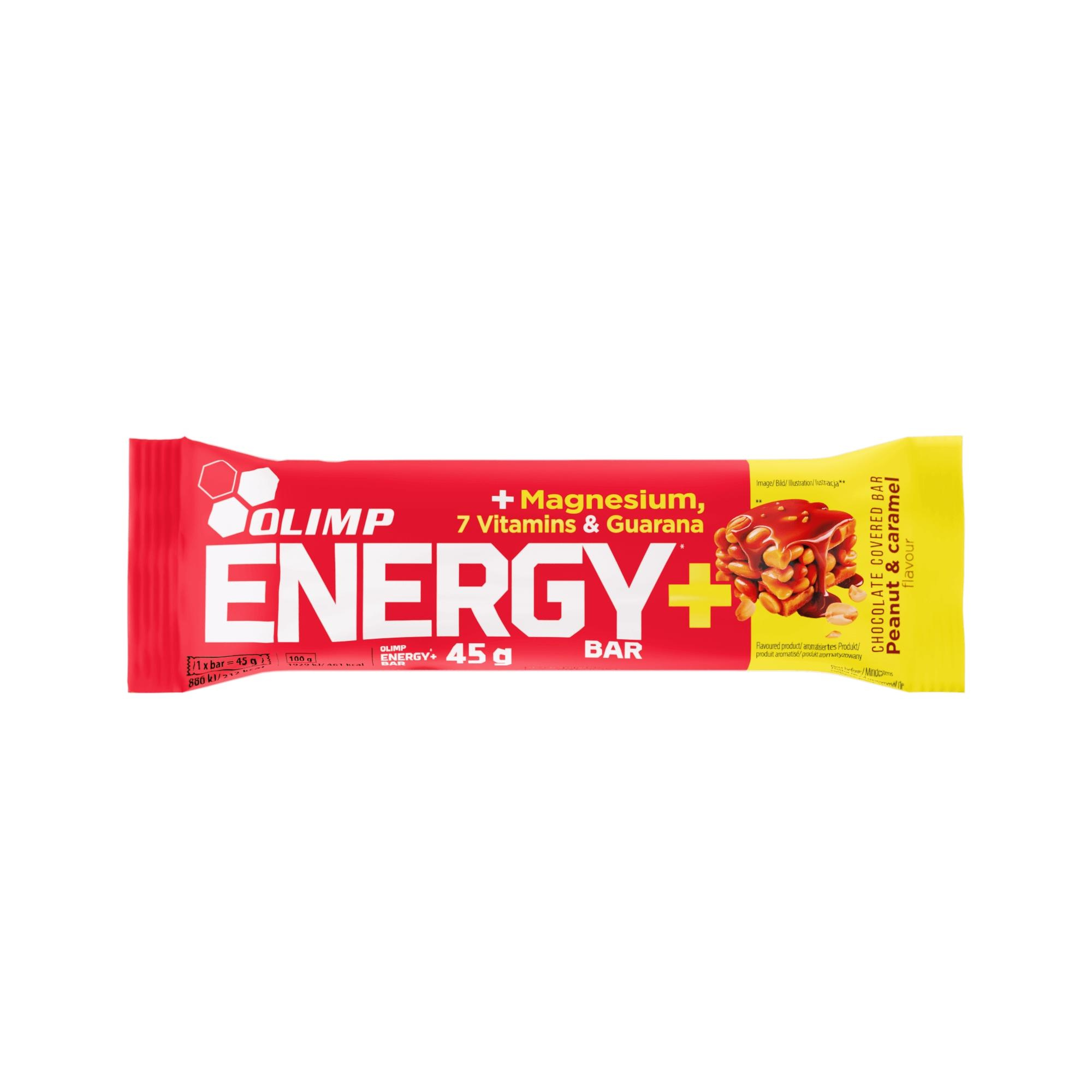 OLIMP - Energy+ Riegel - 45g - Erdnuss-Karamell x20