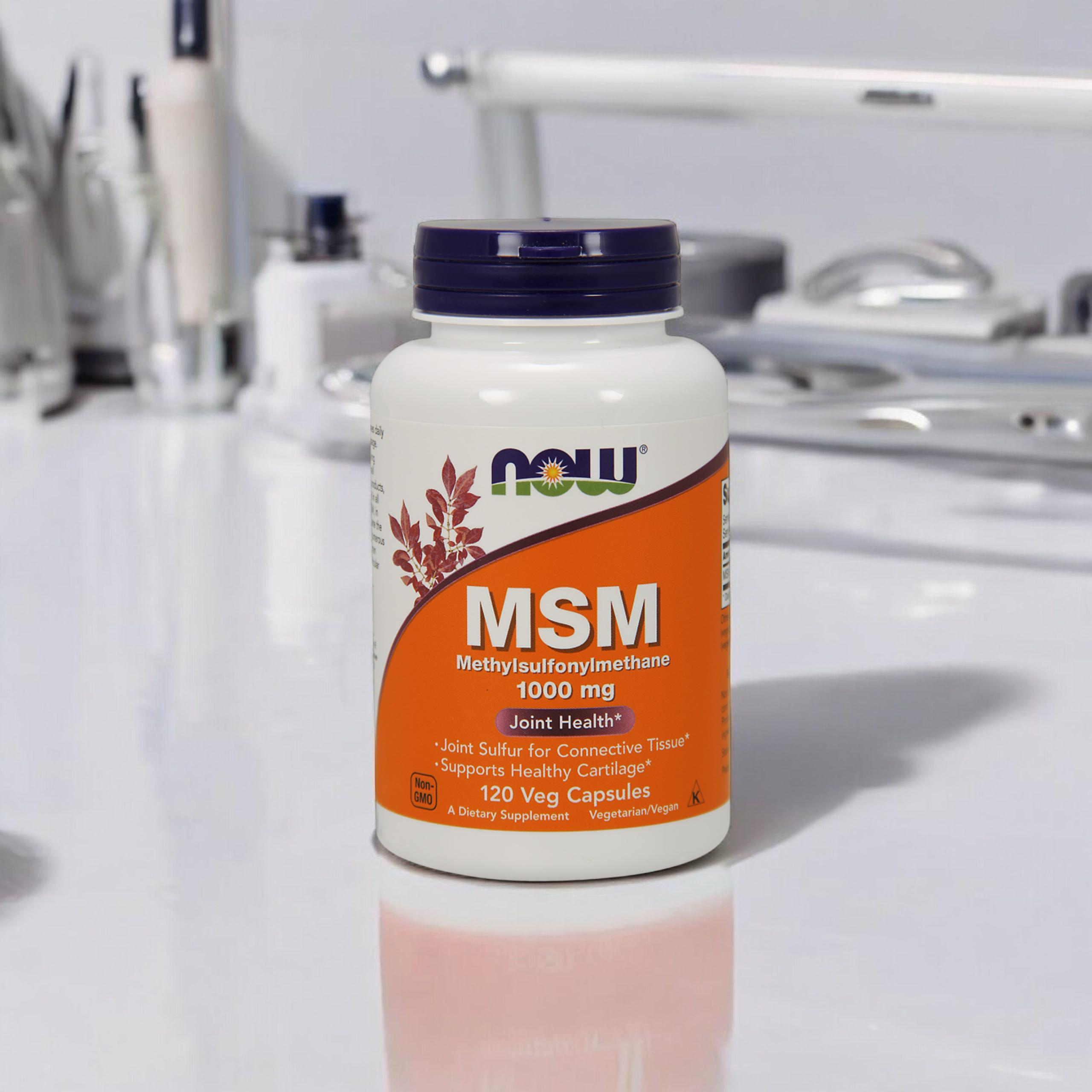 NOW MSM 1000mg - 120vcaps
