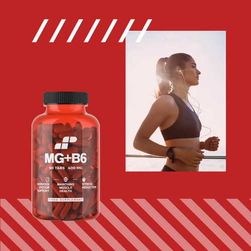 MP NUTRITION Mg + B6 - 90 Tabletten - Magnesium + Vitamin B6