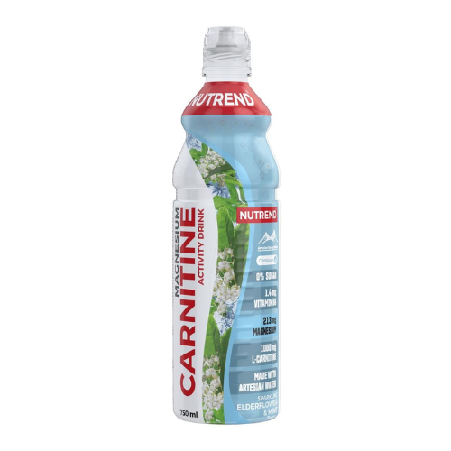 NUTREND - Carnitin-Getränk - 750ml - Holunderblüte-Minze