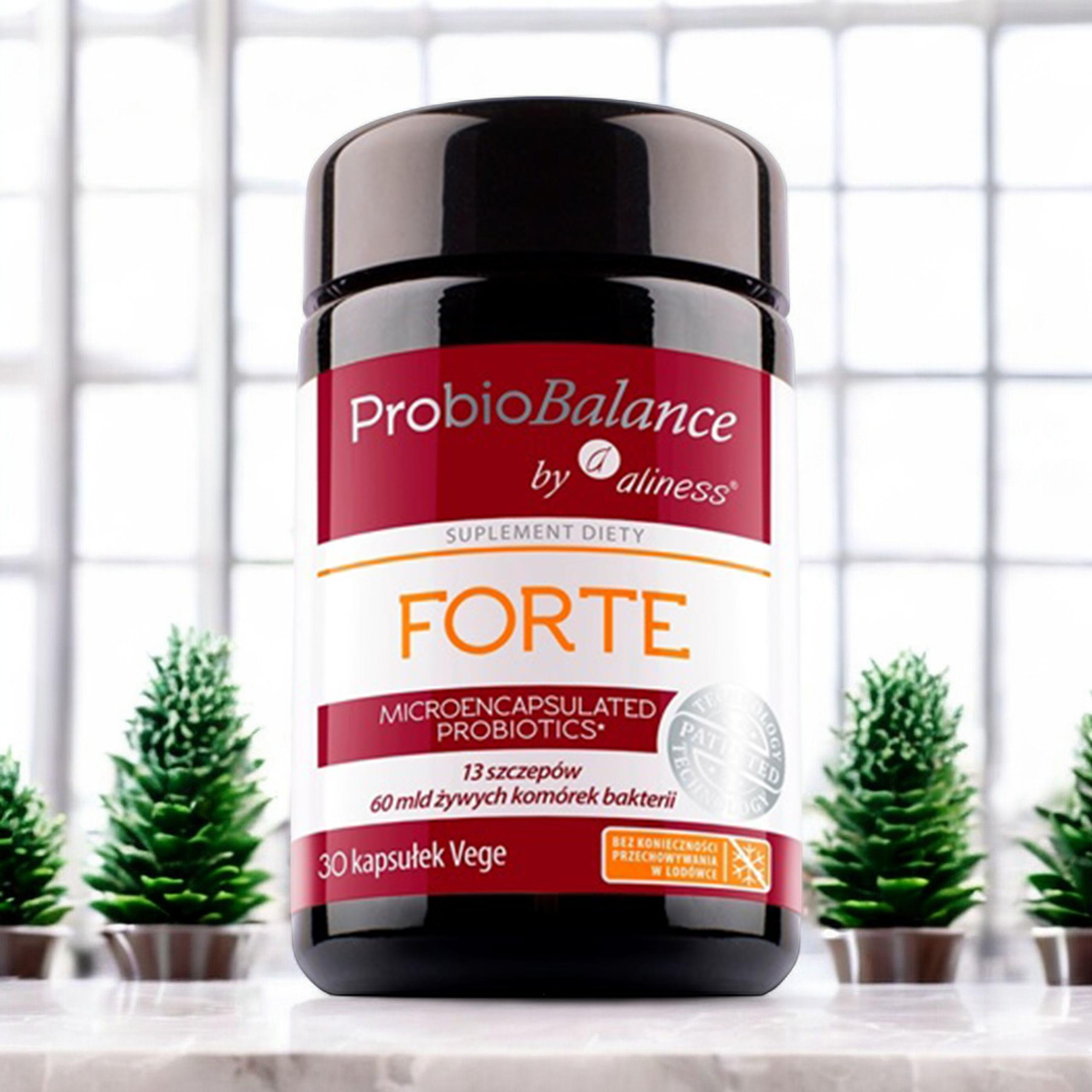 ALINESS - ProbioBALANCE Forte 60 Milliarden - 30 pflanzliche Kapseln.