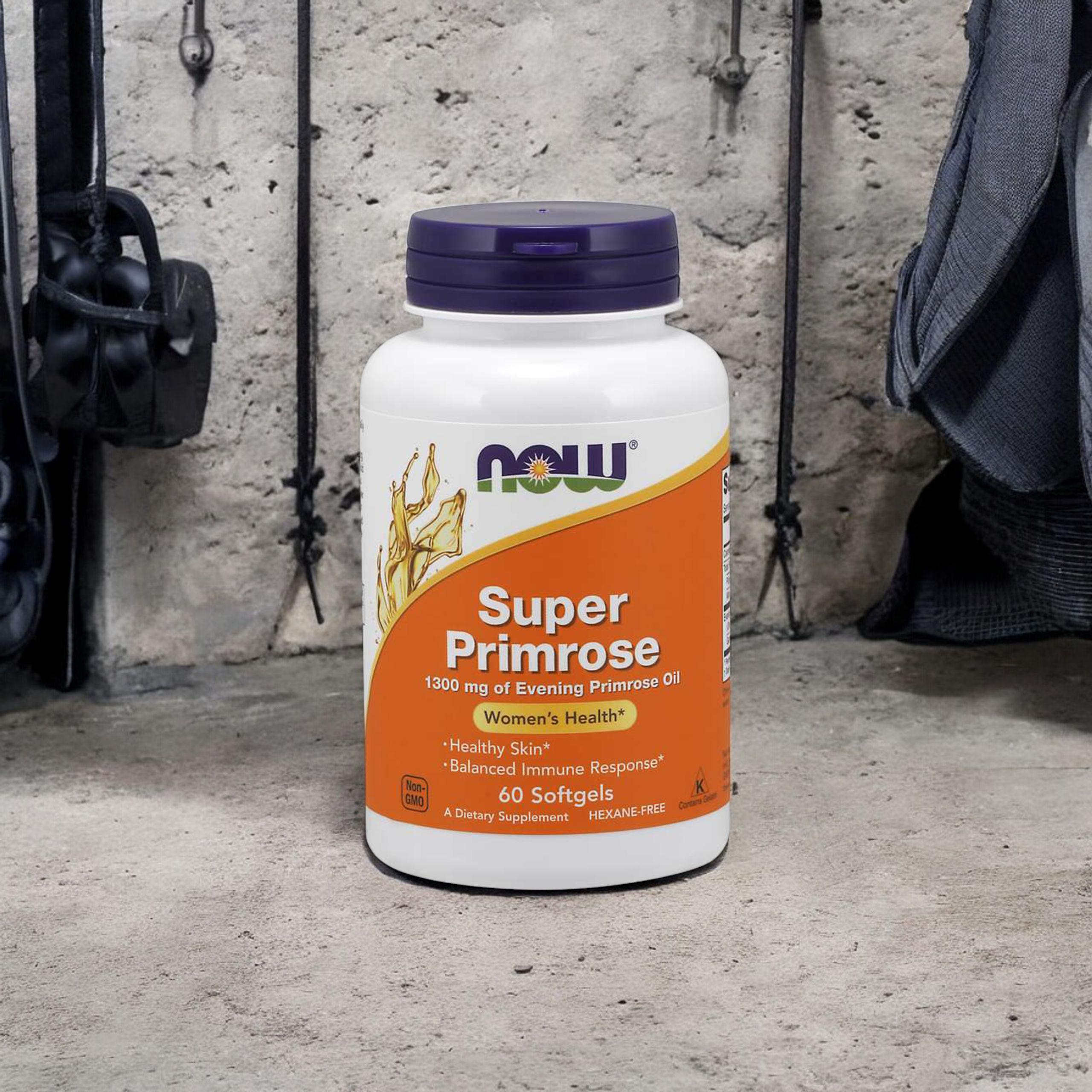 NOW Super Primrose - 60softgels. - Nachtkerzenöl