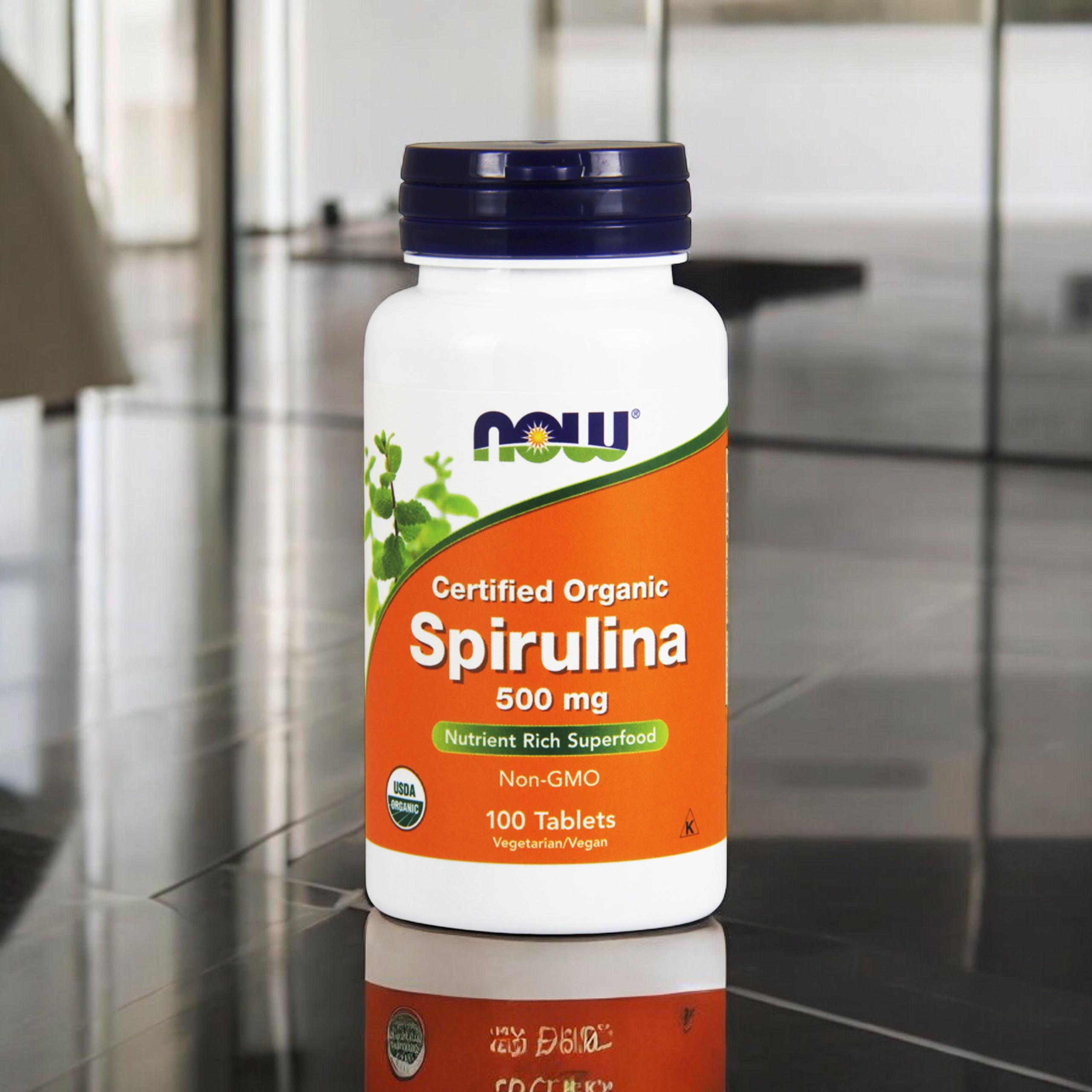 NOW Spirulina 500mg - 100tab