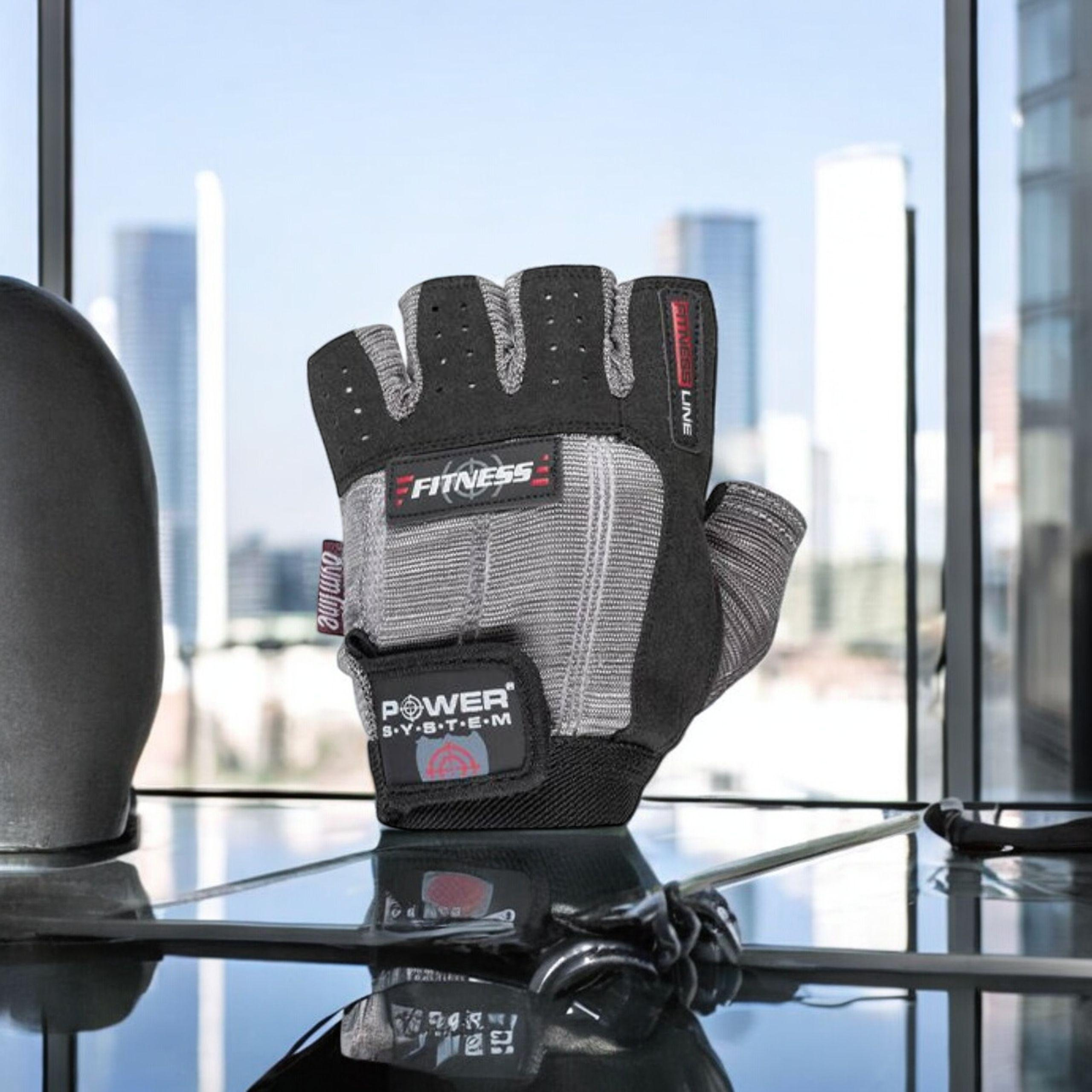 POWER SYSTEM Fitnesshandschuhe - Szaro-Czarne